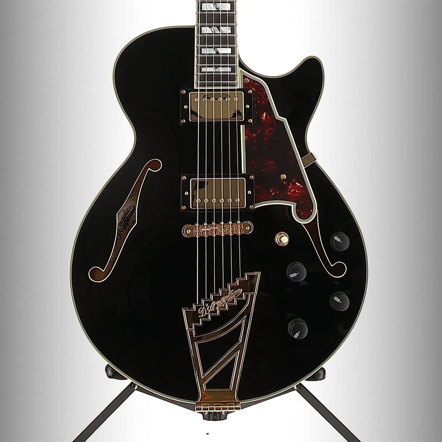 D'angelico Excel SS - Solid Black (B13) (01402)