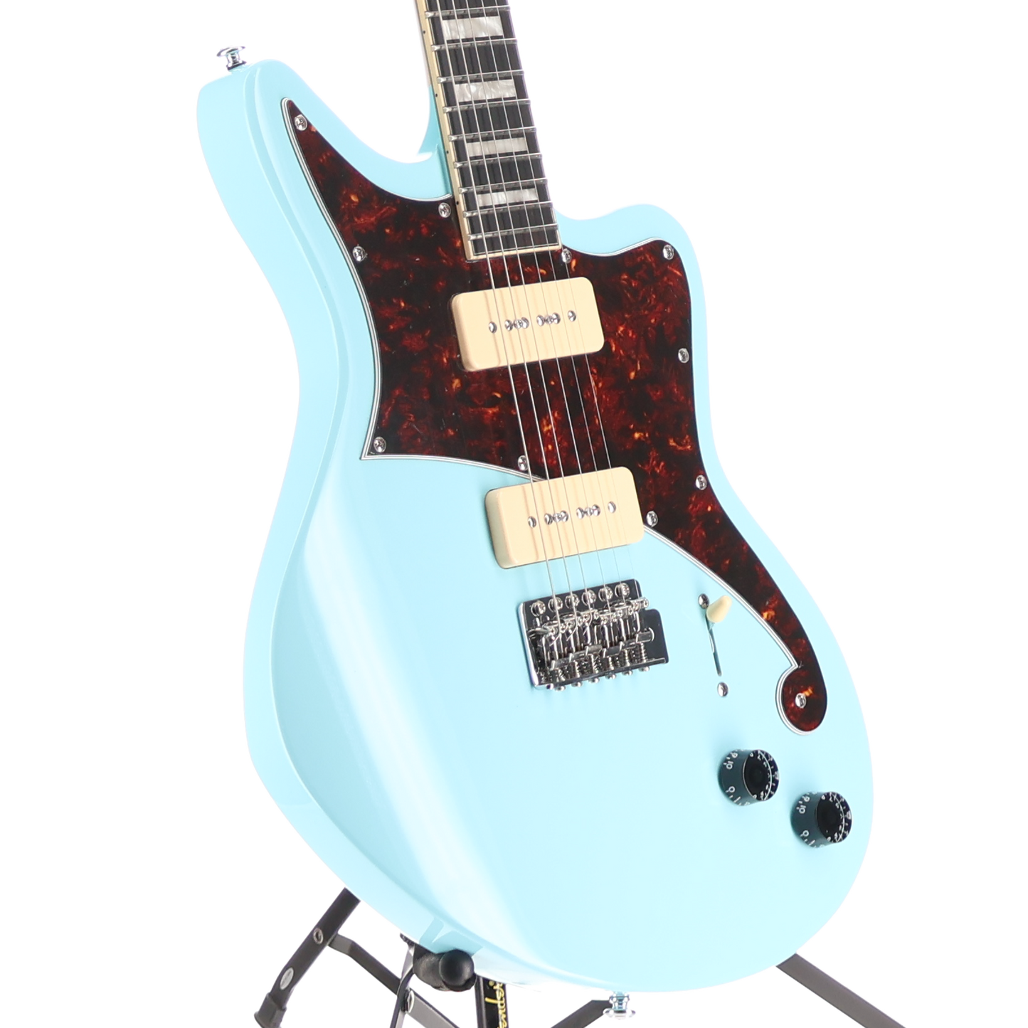 D'angelico Premier Bedford - Sky Blue, Professional Setup (O5) (15650)