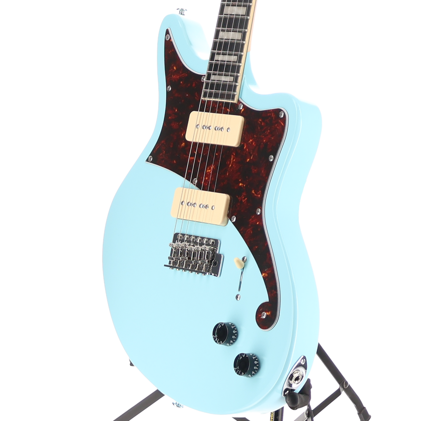 D'angelico Premier Bedford - Sky Blue, Professional Setup (O5) (15650)