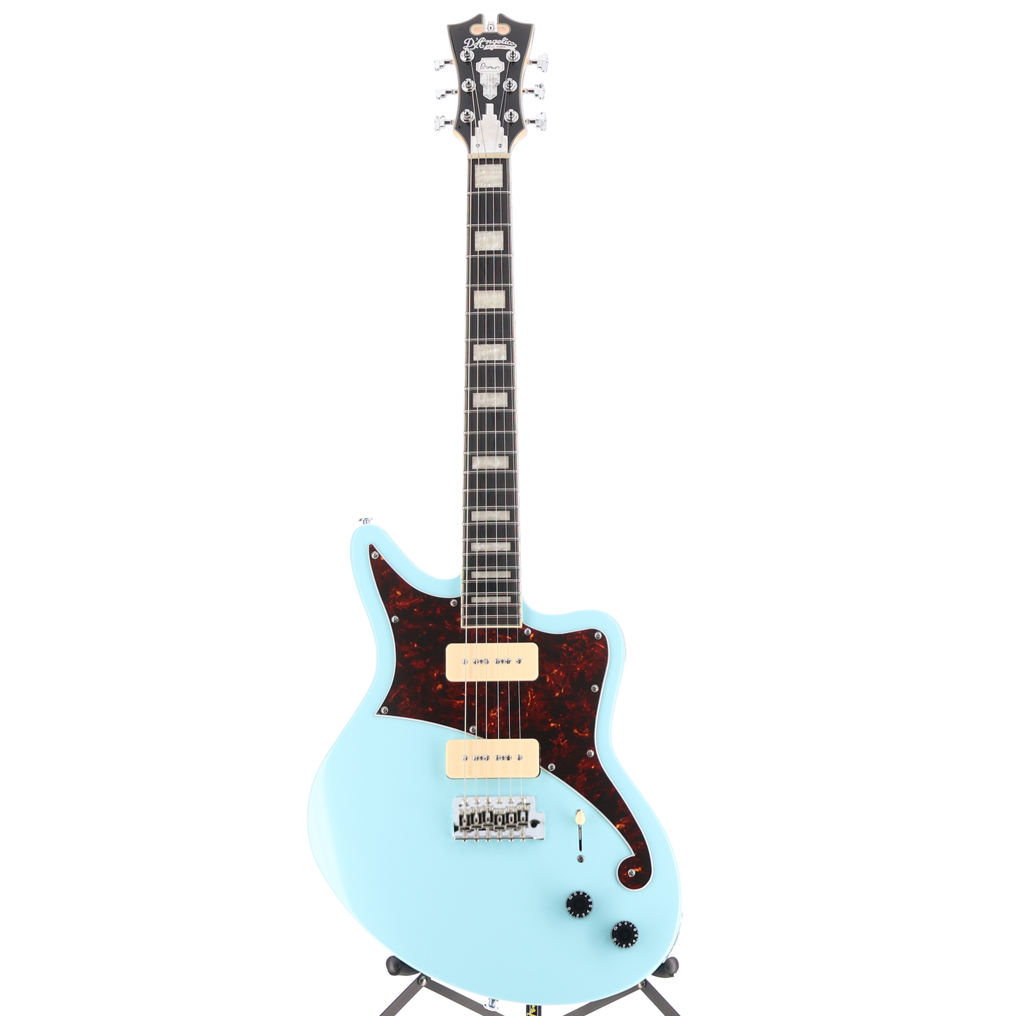 D'angelico Premier Bedford - Sky Blue, Professional Setup (O5) (15650)
