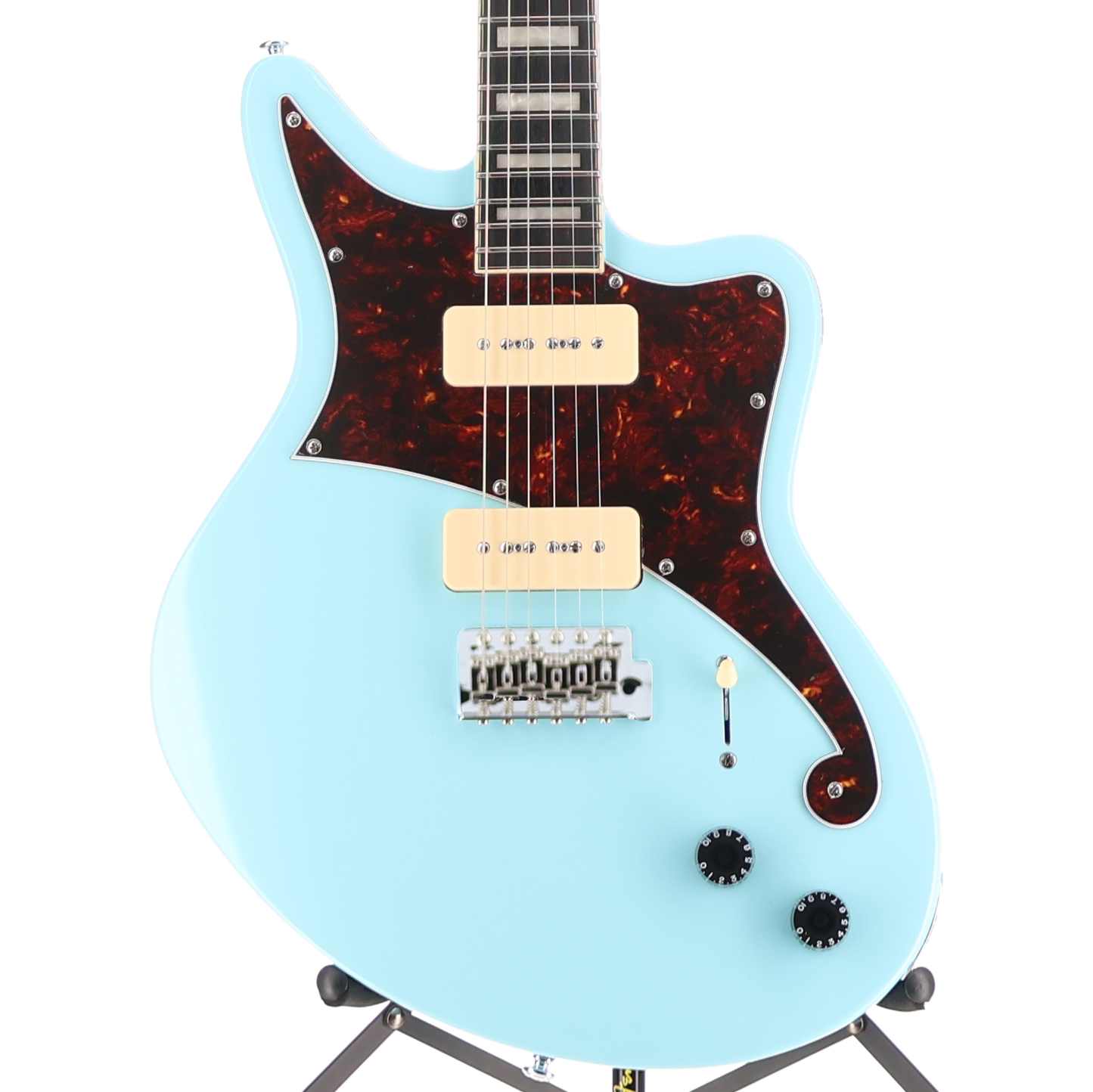 D'angelico Premier Bedford - Sky Blue, Professional Setup (O5) (15650)