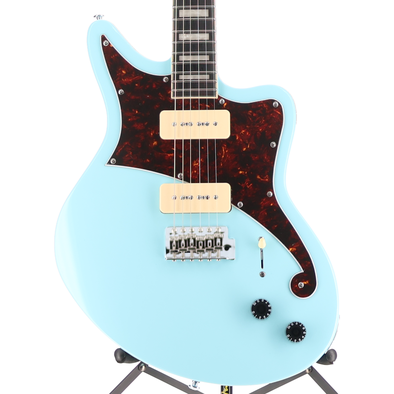 D'angelico Premier Bedford - Sky Blue, Professional Setup (O5) (15650)