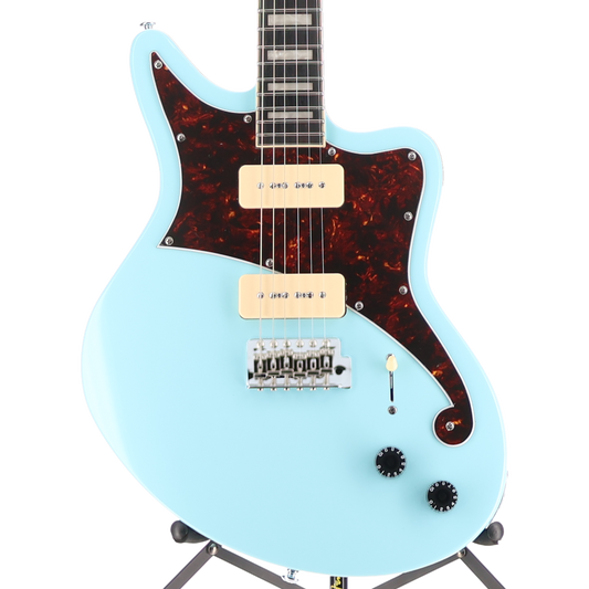 D'angelico Premier Bedford - Sky Blue, Professional Setup (O5) (15650)