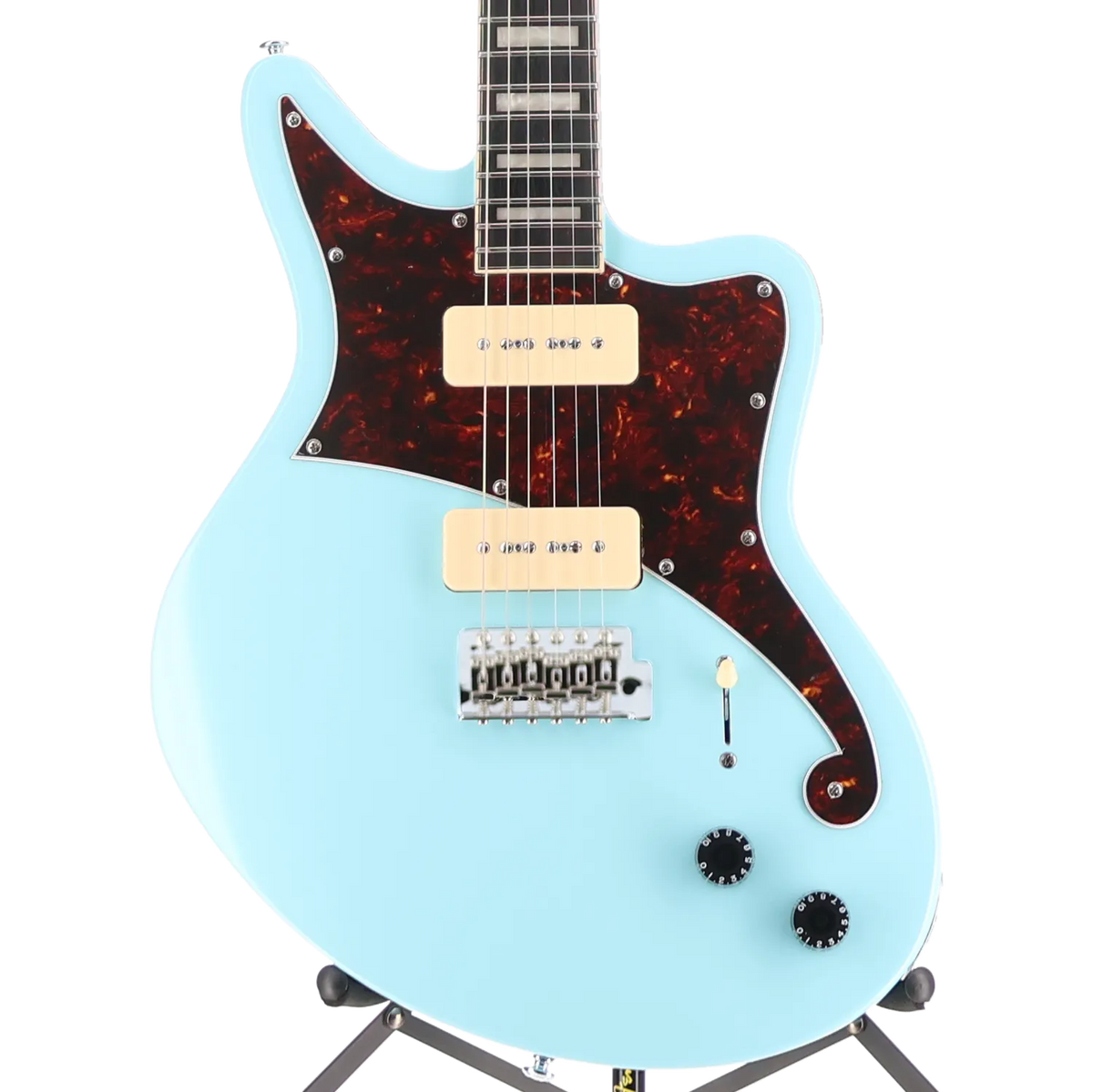 D'angelico Premier Bedford - Sky Blue, Professional Setup (O5) (15650)