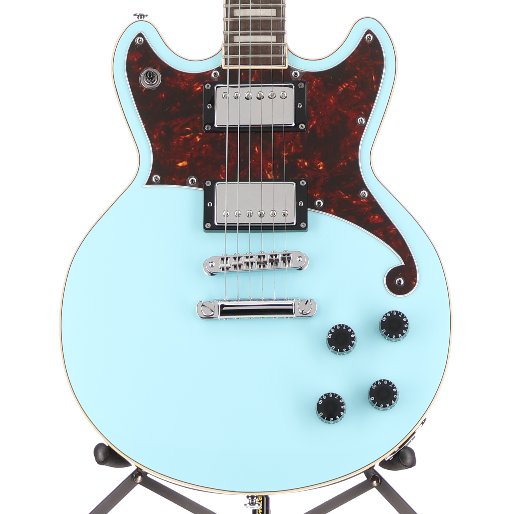 D'angelico Premier Brighton - Sky Blue, Professional Setup (C13) (14848)
