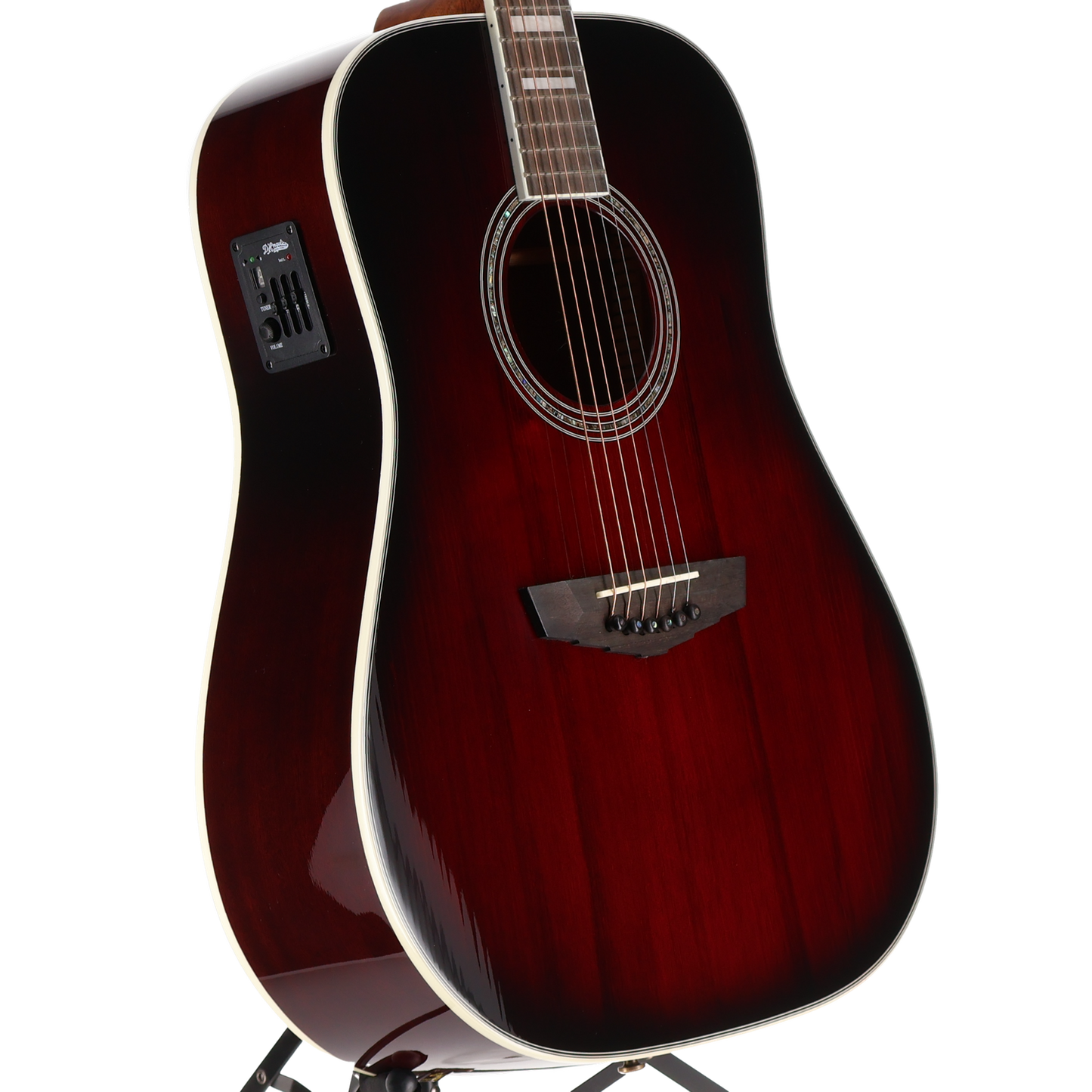 D'angelico Premier Lexington - Trans Black Cherry Burst, Performance Ready (SR) (05908)