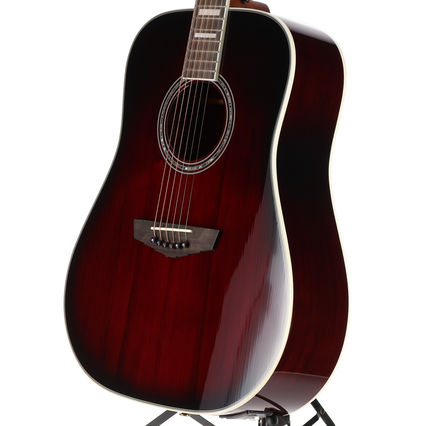 D'angelico Premier Lexington - Trans Black Cherry Burst, Performance Ready (SR) (05908)