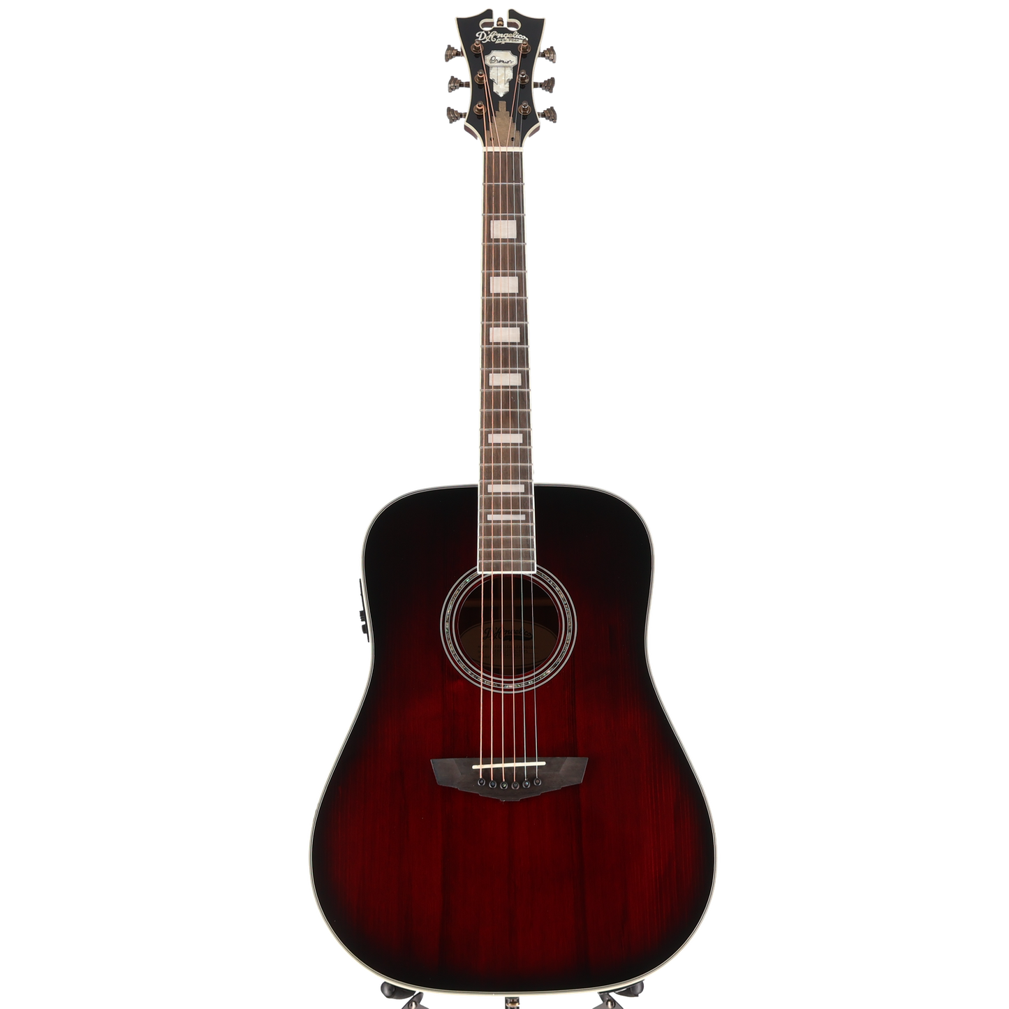 D'angelico Premier Lexington - Trans Black Cherry Burst, Performance Ready (SR) (05908)