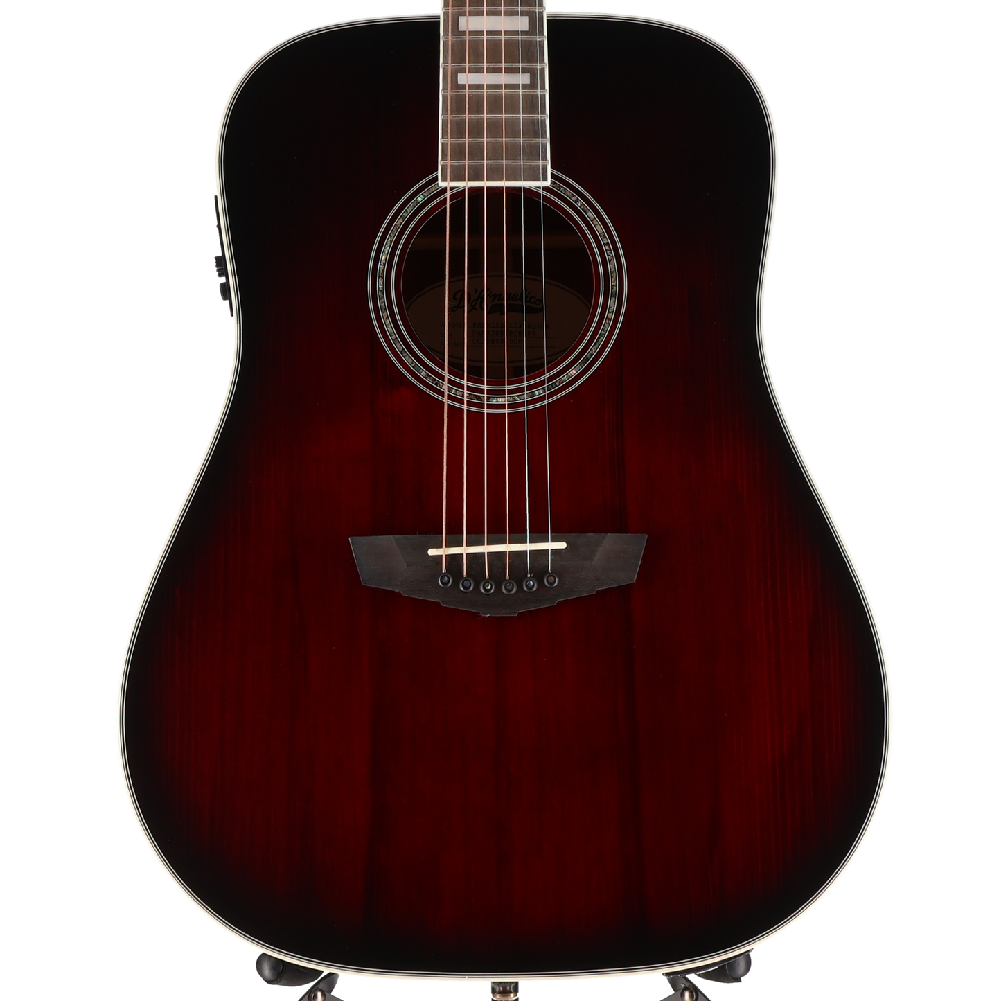 D'angelico Premier Lexington - Trans Black Cherry Burst, Performance Ready (SR) (05908)