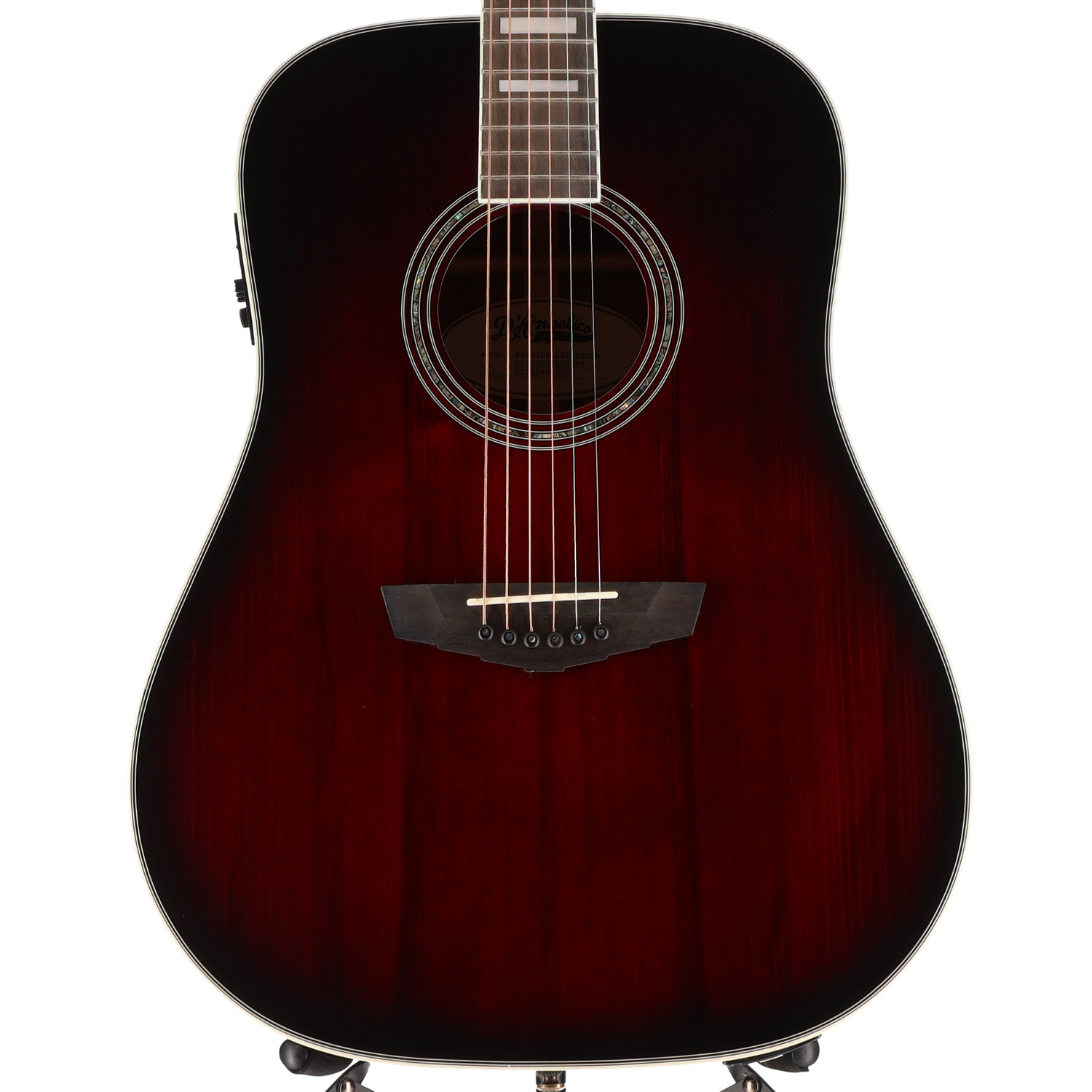 D'angelico Premier Lexington - Trans Black Cherry Burst, Performance Ready (SR) (05908)