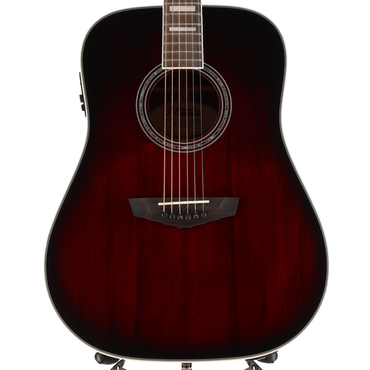 D'angelico Premier Lexington - Trans Black Cherry Burst, Performance Ready (SR) (05908)