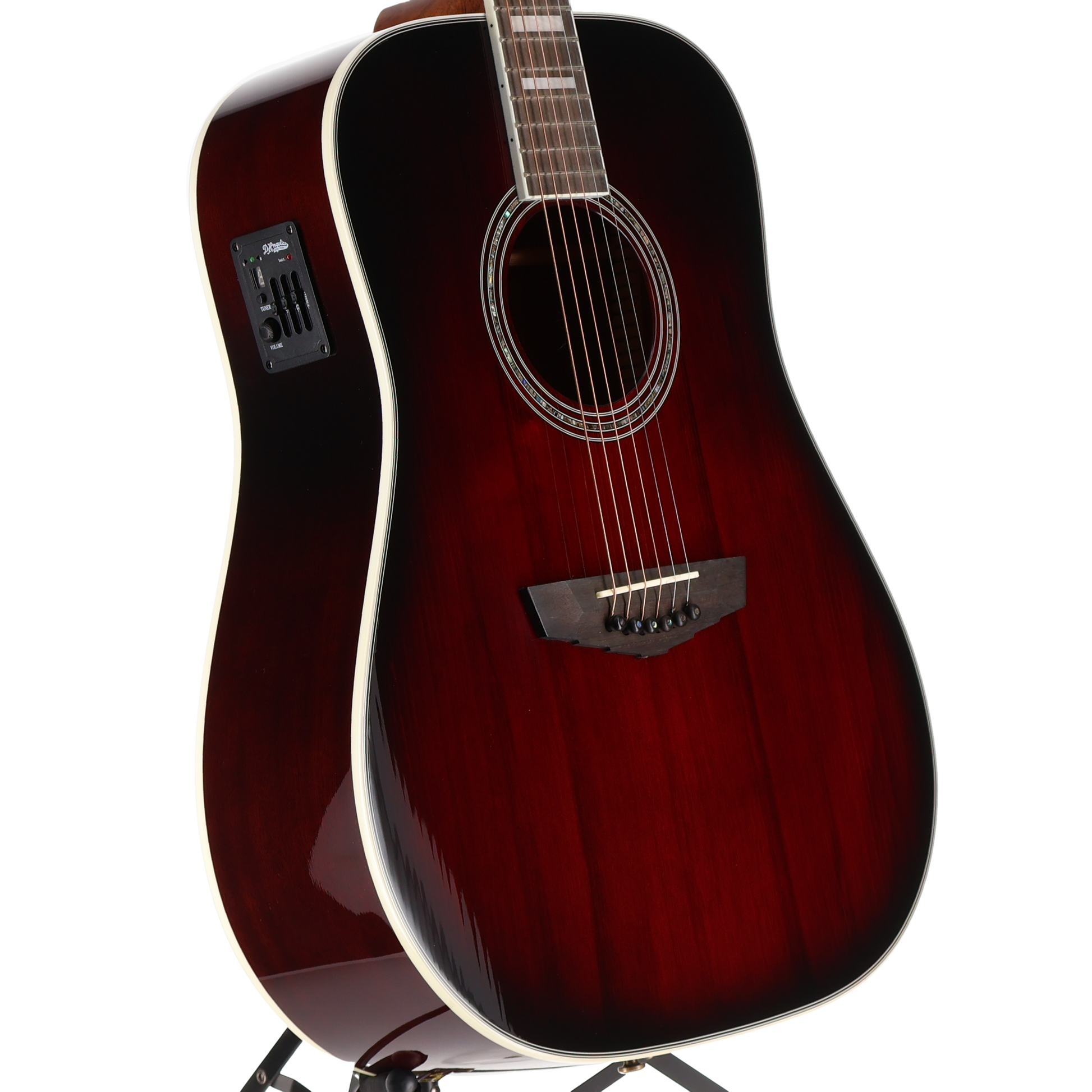 D'angelico Premier Lexington - Trans Black Cherry Burst (SR) (05908)