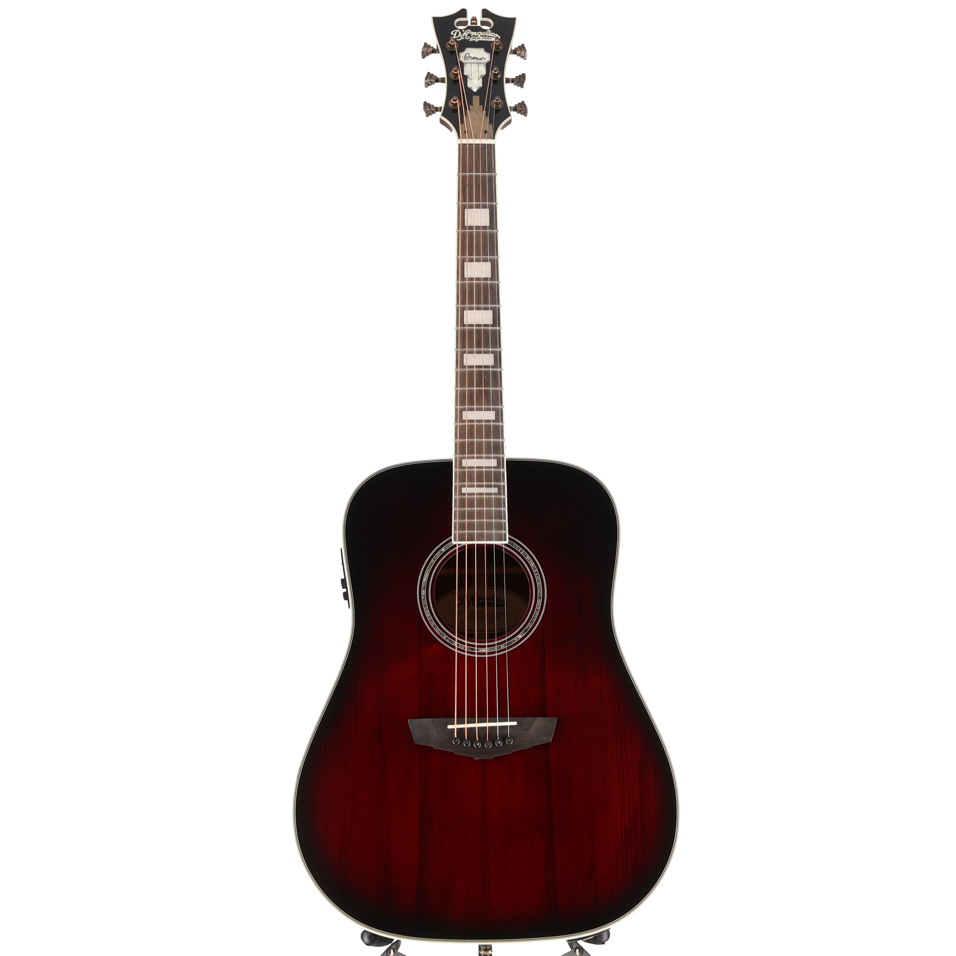 D'angelico Premier Lexington - Trans Black Cherry Burst (SR) (05908)
