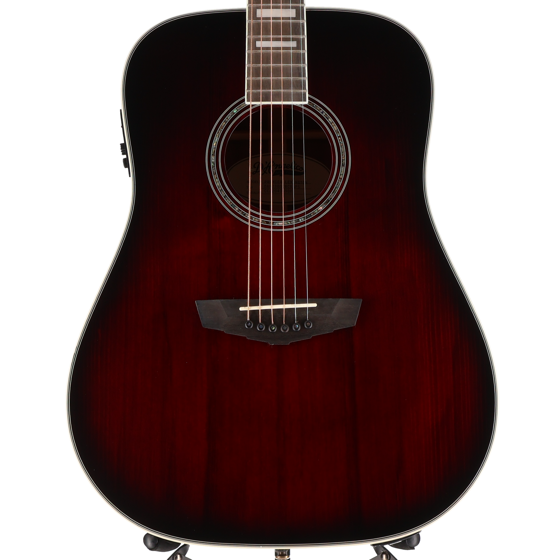 D'angelico Premier Lexington - Trans Black Cherry Burst (SR) (05908)
