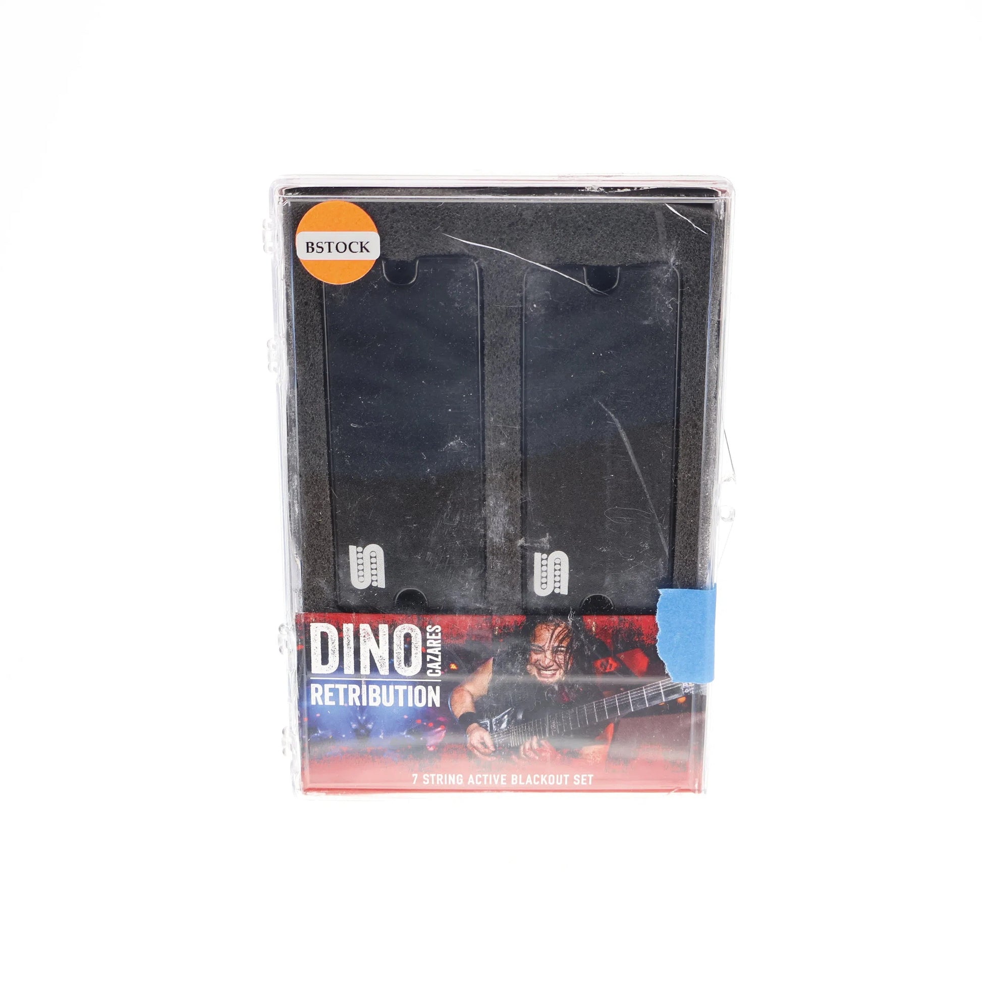 Dino Cazares Retribution 7-String Active Humbucker Set - Black Active Mount [15H]