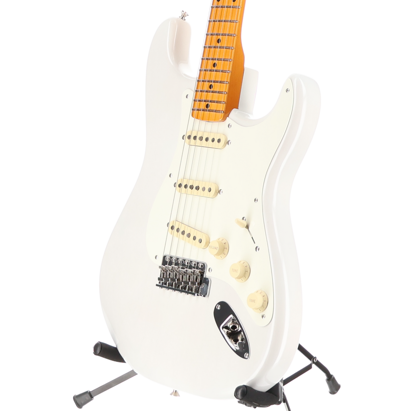 Fender Eric Johnson Stratocaster, Maple Fingerboard, White Blonde (RC3) (23925)
