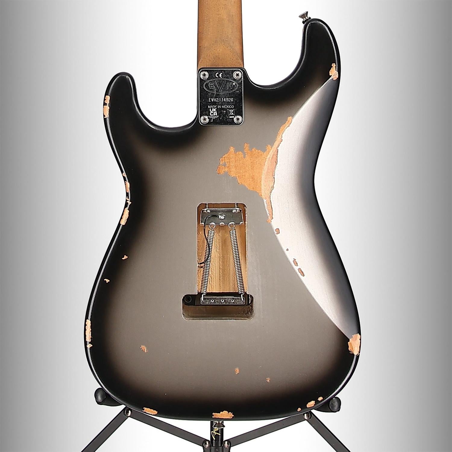 EVH EVH Limited Edition Frankenstein Relic Series, Maple Fingerboard, Silverburst (F1) (14926)