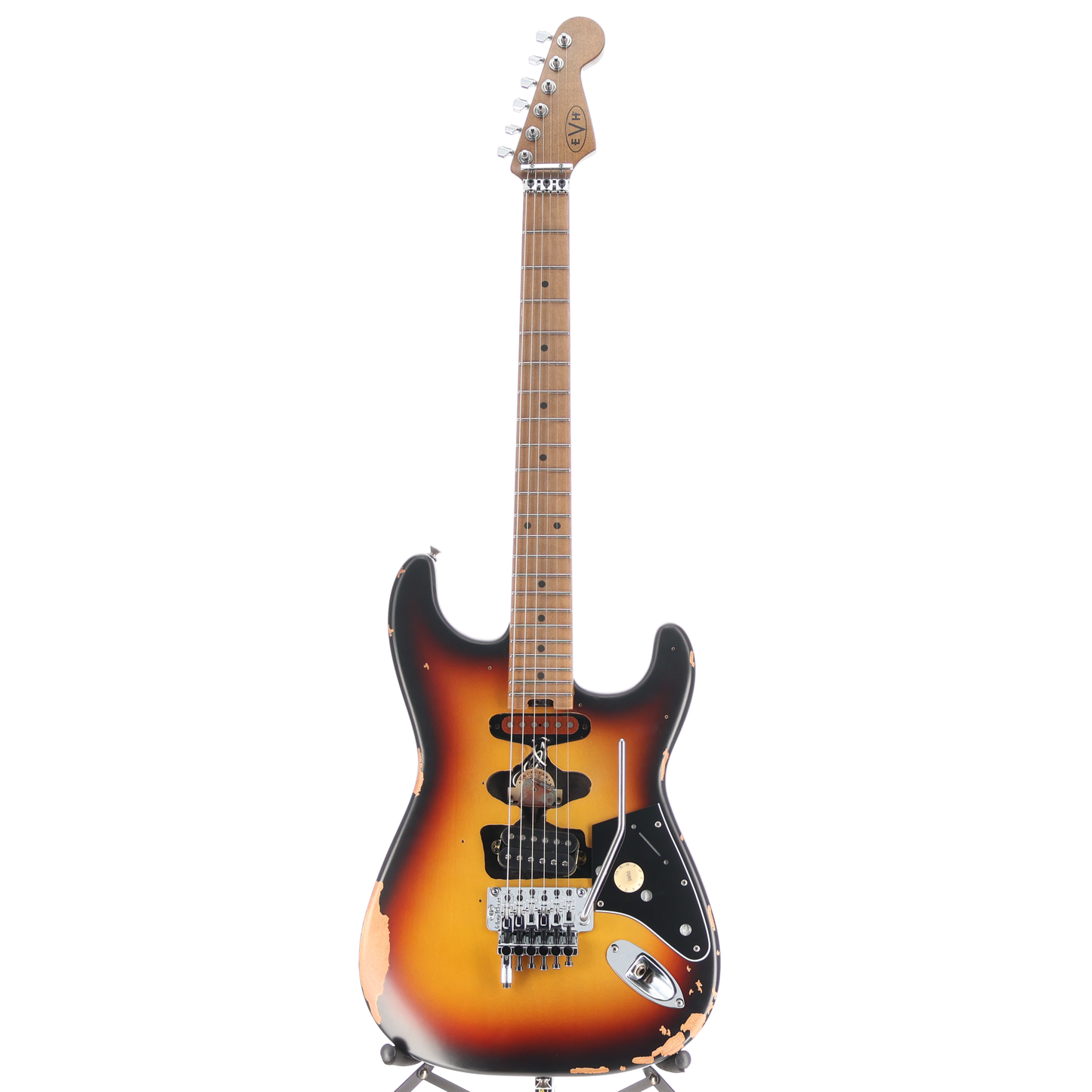 EVH EVH Limited Edition Frankenstein Relic Series, Maple Fingerboard, Vintage Sunburst (C7) (00250)