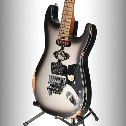 EVH Limited Edition Frankenstein Relic Series, Maple Fingerboard, Silverburst (F1) (14926)