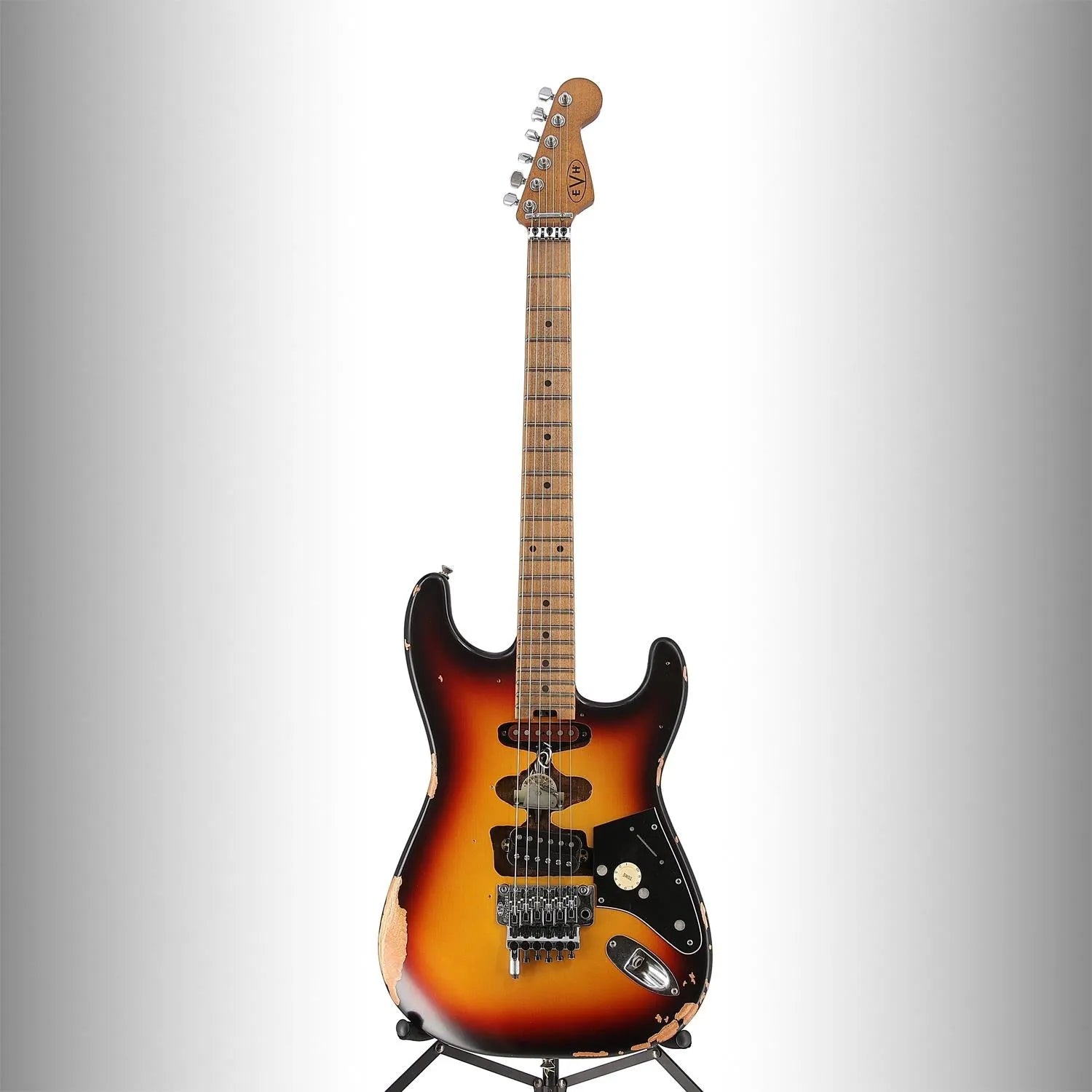 EVH Limited Edition Frankenstein Relic Series, Maple Fingerboard, Vintage Sunburst (CC6) (05477)