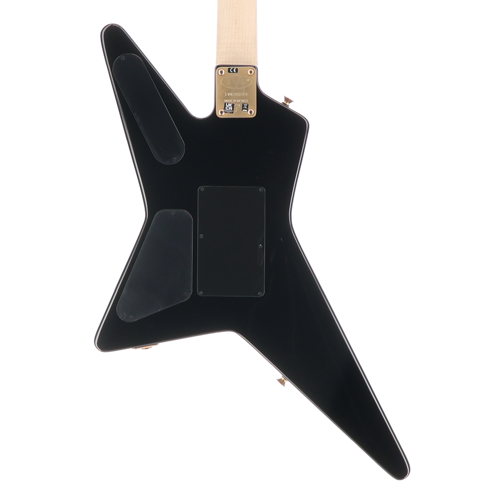 EVH Limited Edition Star, Ebony Fingerboard with Gold Hardware - Black and Gold Custom Paint (Z2) (00724)