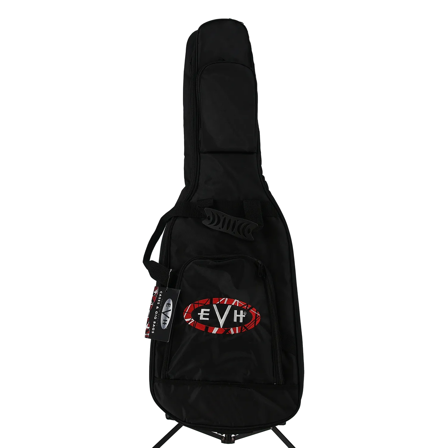 EVH Striped Series Circles, Maple Fingerboard, White and Black (S10) (00876)