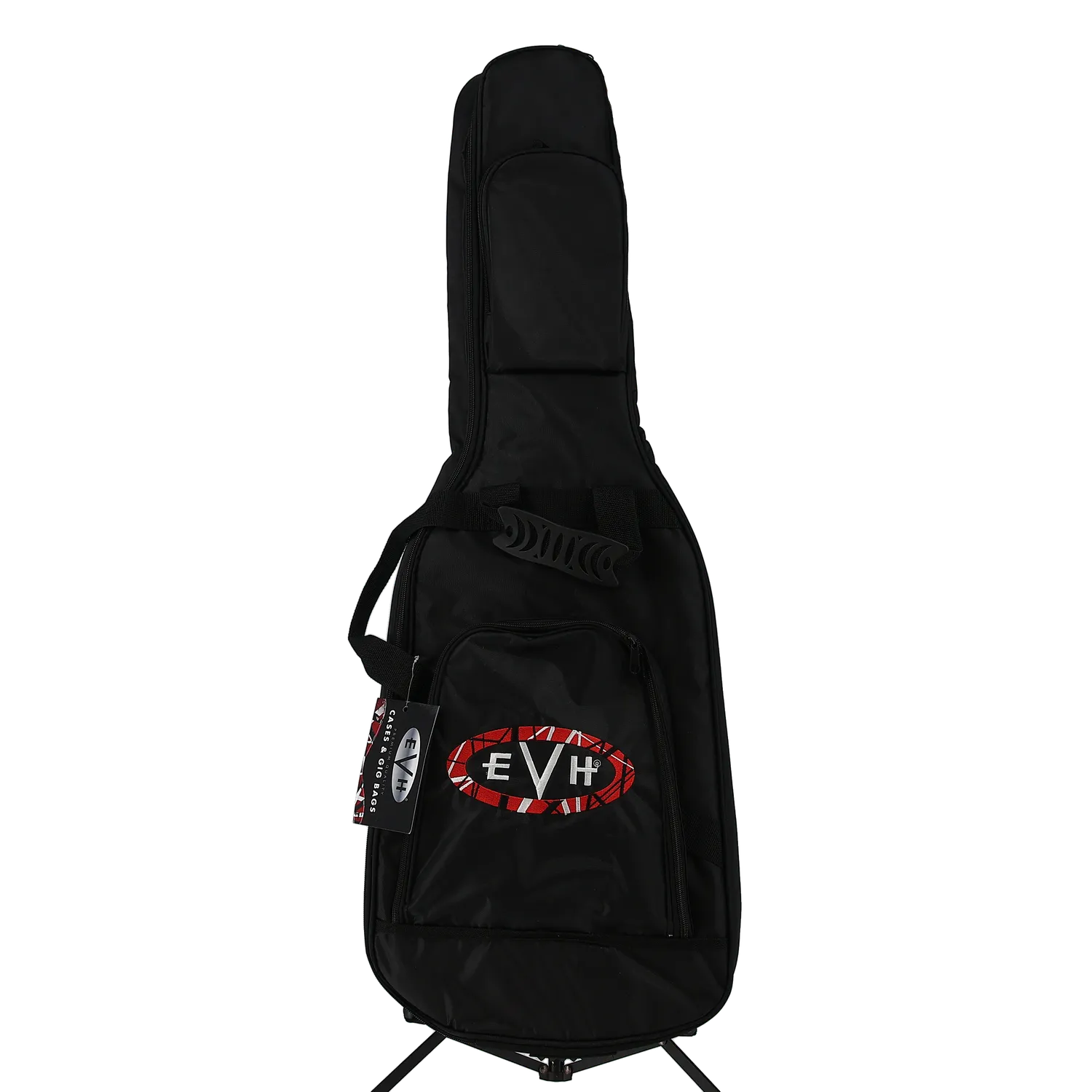 EVH Striped Series Circles, Maple Fingerboard, White and Black (S10) (00876)