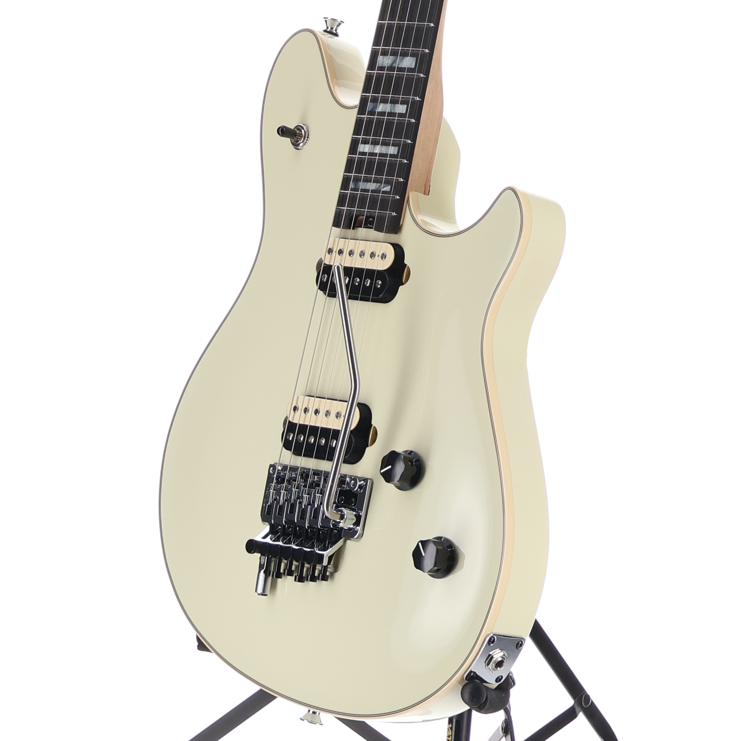 EVH Wolfgang Electric Guitar Ebony Fingerboard, Ivory, Professional Setup (RC1) (9830A)
