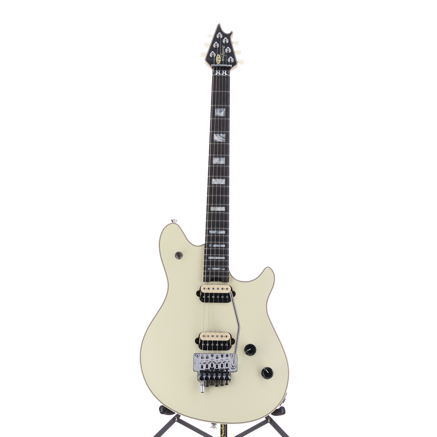 EVH Wolfgang Electric Guitar Ebony Fingerboard, Ivory, Professional Setup (RC1) (9830A)