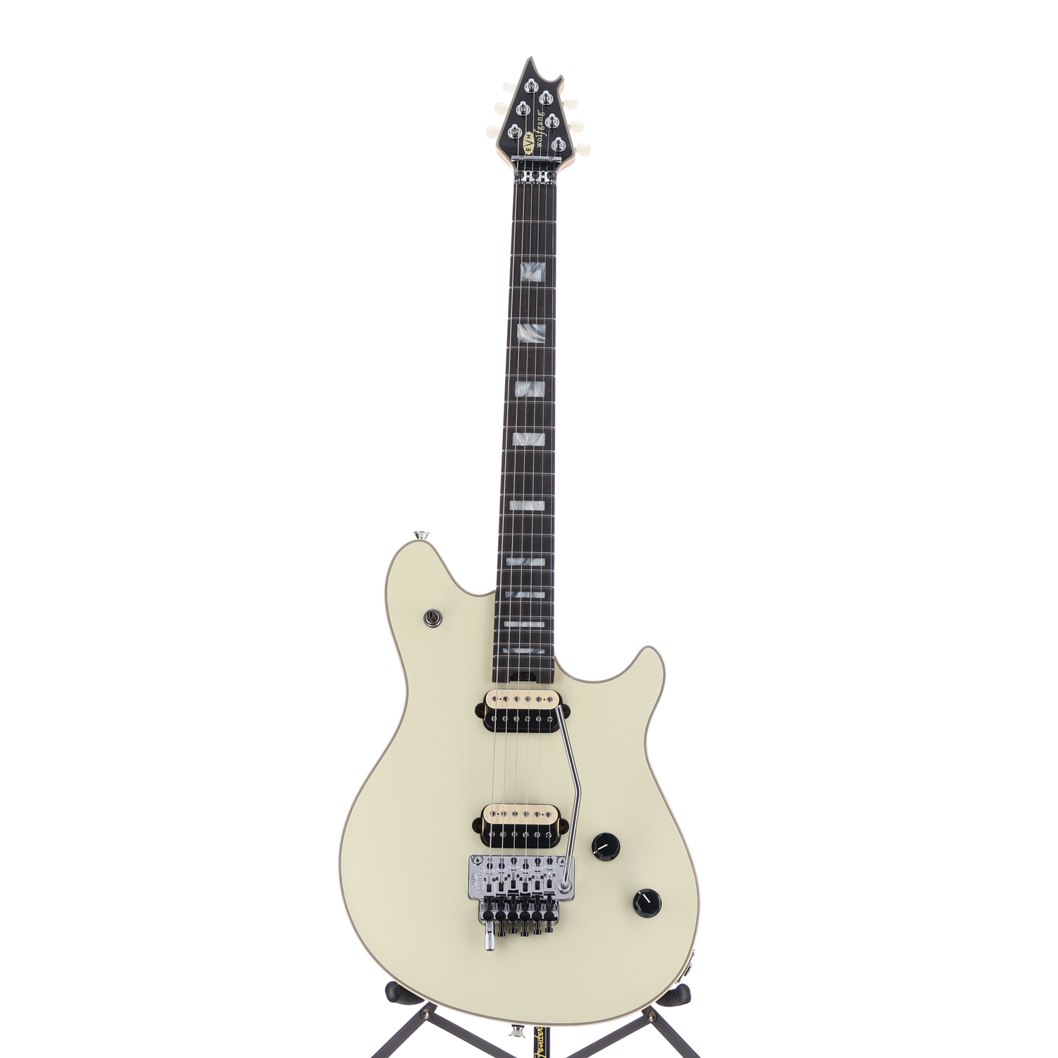 EVH Wolfgang Electric Guitar Ebony Fingerboard, Ivory, Professional Setup (RC1) (9830A)