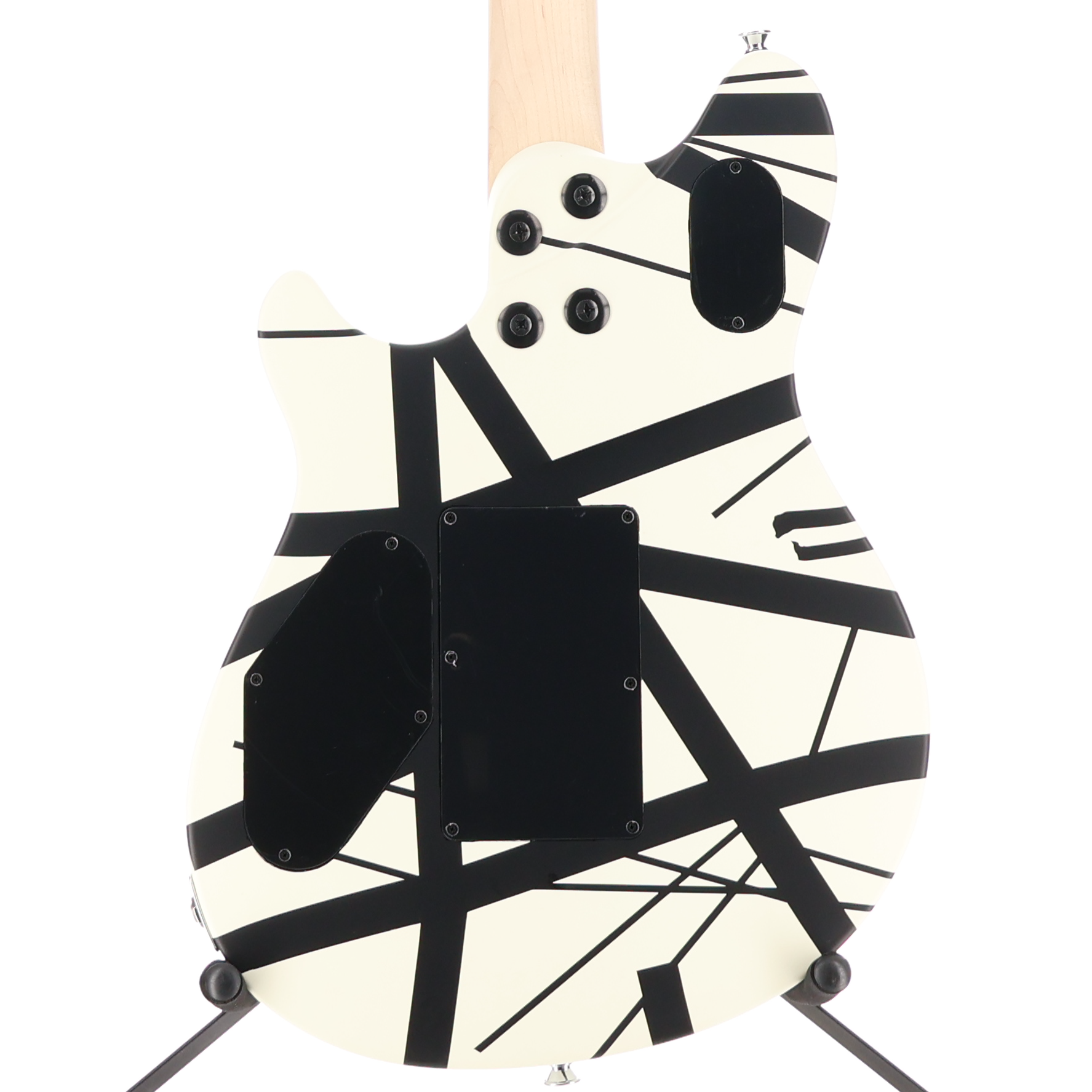 EVH Wolfgang Special Striped Series, Ebony Fingerboard, Black and White (W5) (2383M)