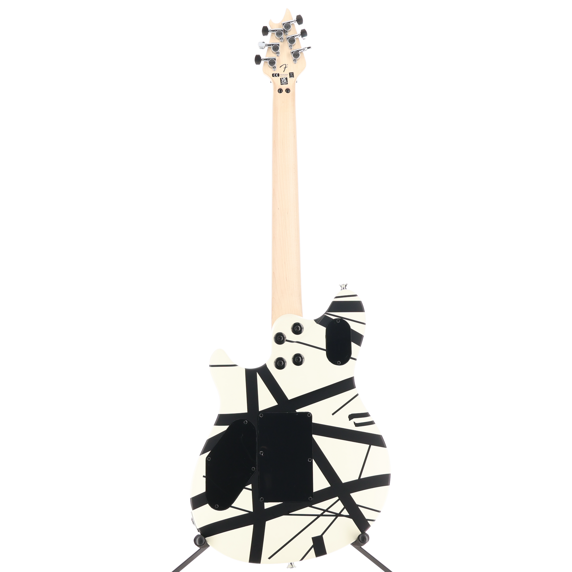 EVH Wolfgang Special Striped Series, Ebony Fingerboard, Black and White (W5) (2383M)