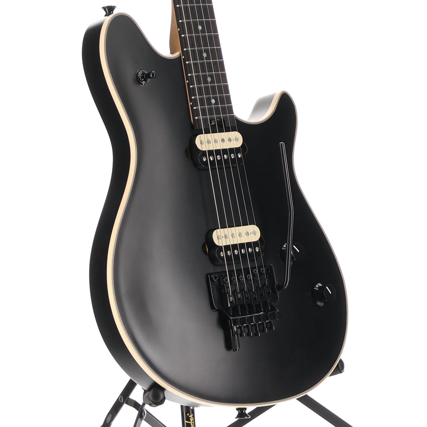 EVH Wolfgang Stealth, Ebony Fingerboard, Stealth Black w/ Case, Plays Great (B10) (1520A)