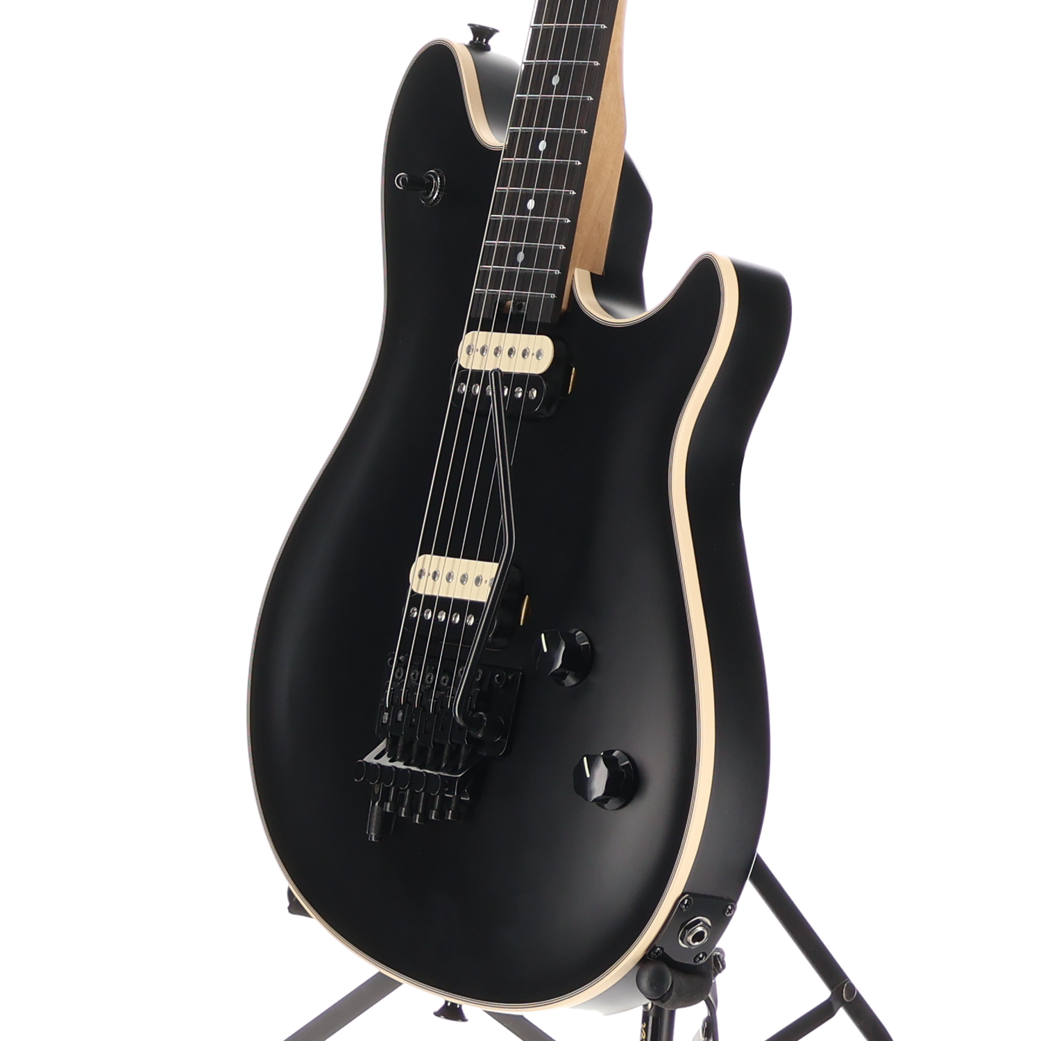 EVH Wolfgang Stealth, Ebony Fingerboard, Stealth Black w/ Case, Plays Great (B10) (1520A)