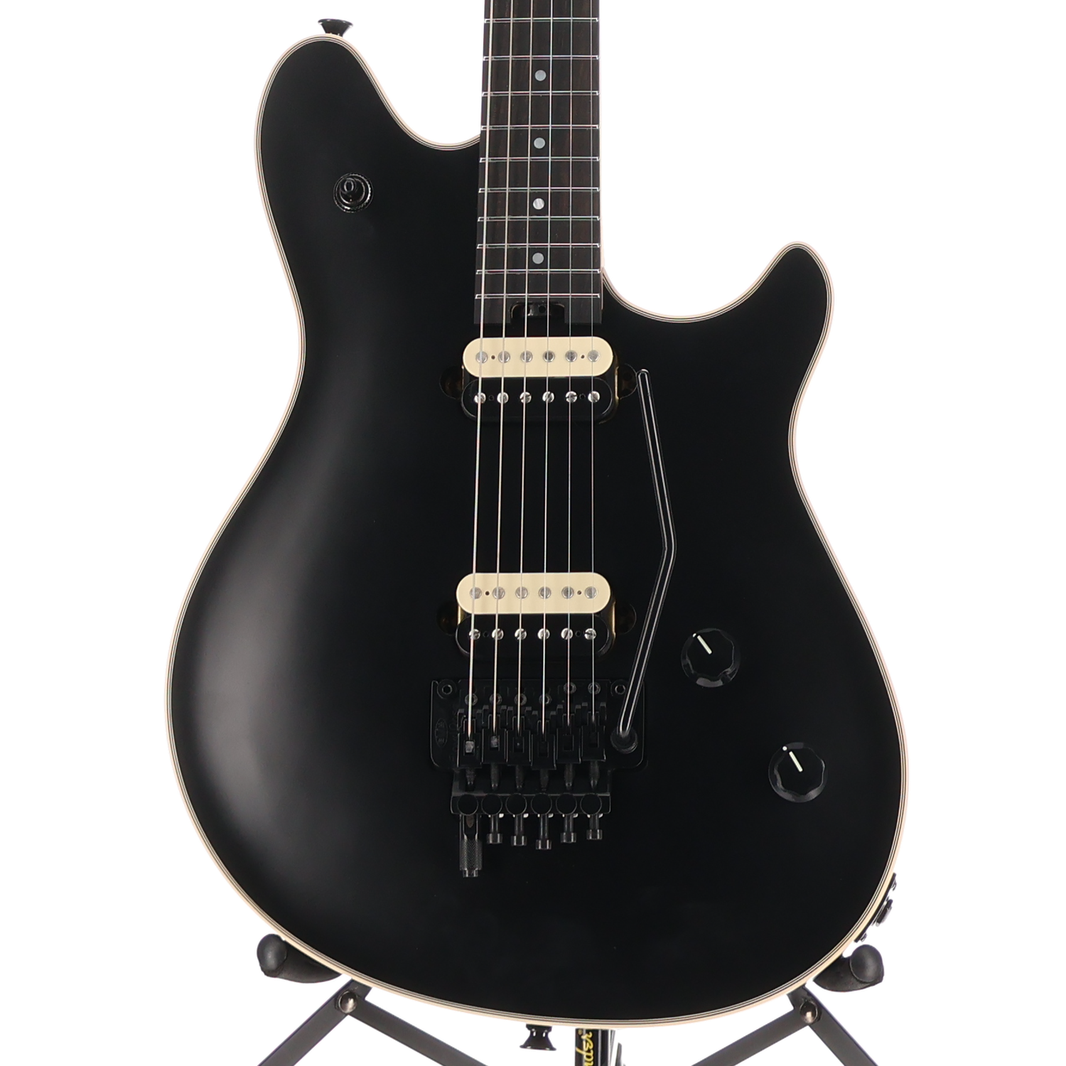 EVH Wolfgang Stealth, Ebony Fingerboard, Stealth Black w/ Case, Plays Great (B10) (1520A)
