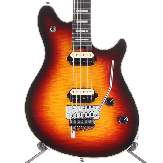EVH Wolfgang USA Ebony Fingerboard 5A Flame Top 3-Tone Burst (RC3) (2492A)
