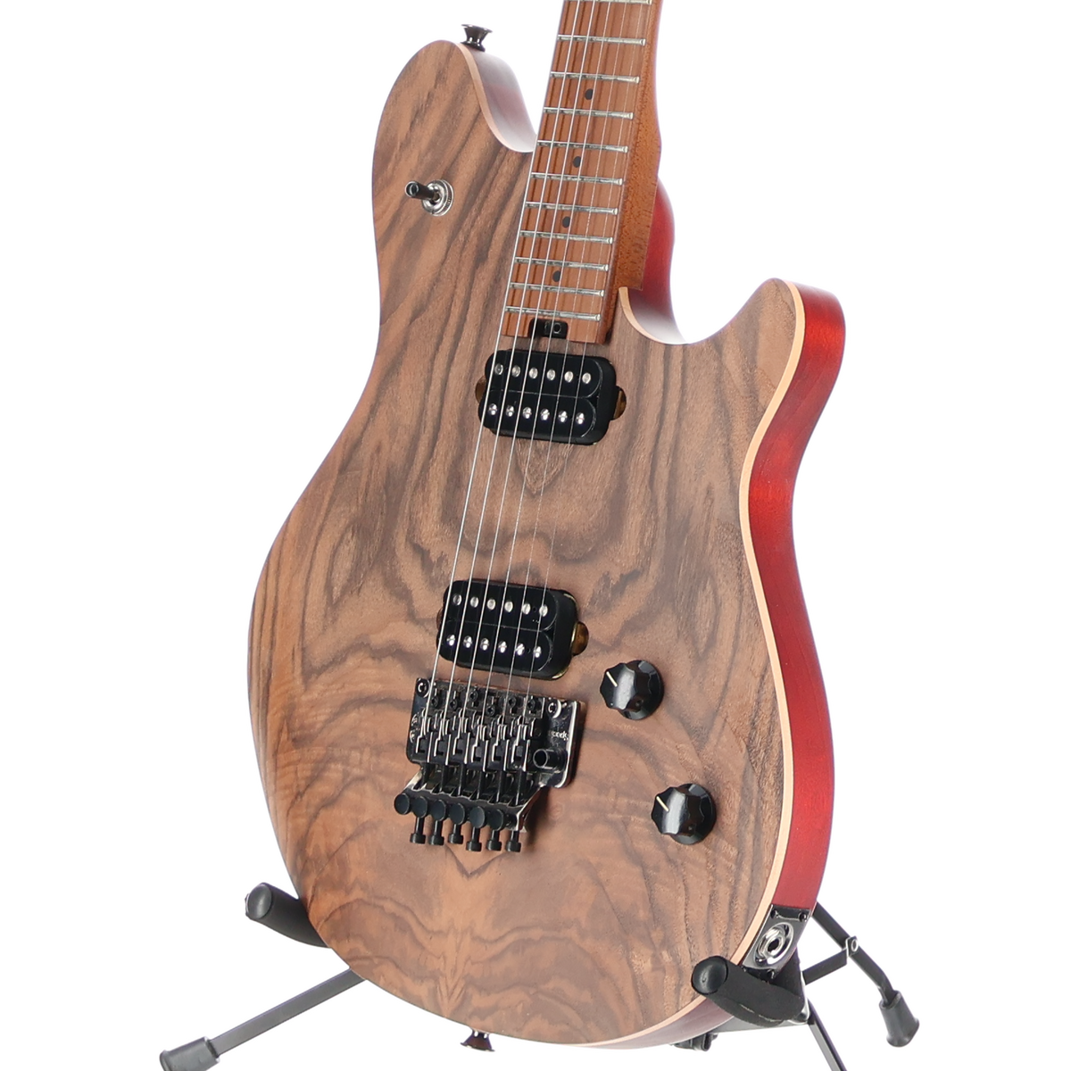 EVH Wolfgang WG Standard Exotic Black Walnut, Baked Maple Fingerboard, Natural (RP) (02511)