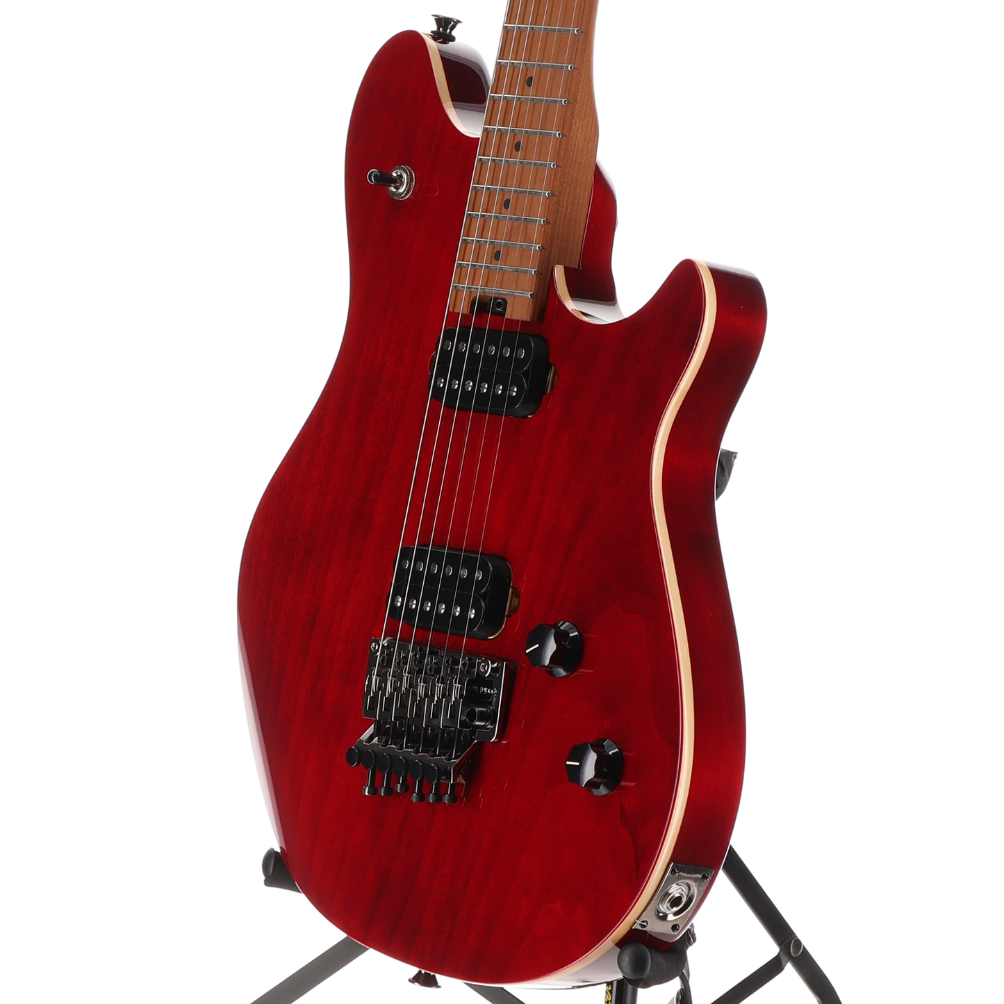 EVH Wolfgang WG Standard QM, Baked Maple Fingerboard, Wine Red (RP) (03533)