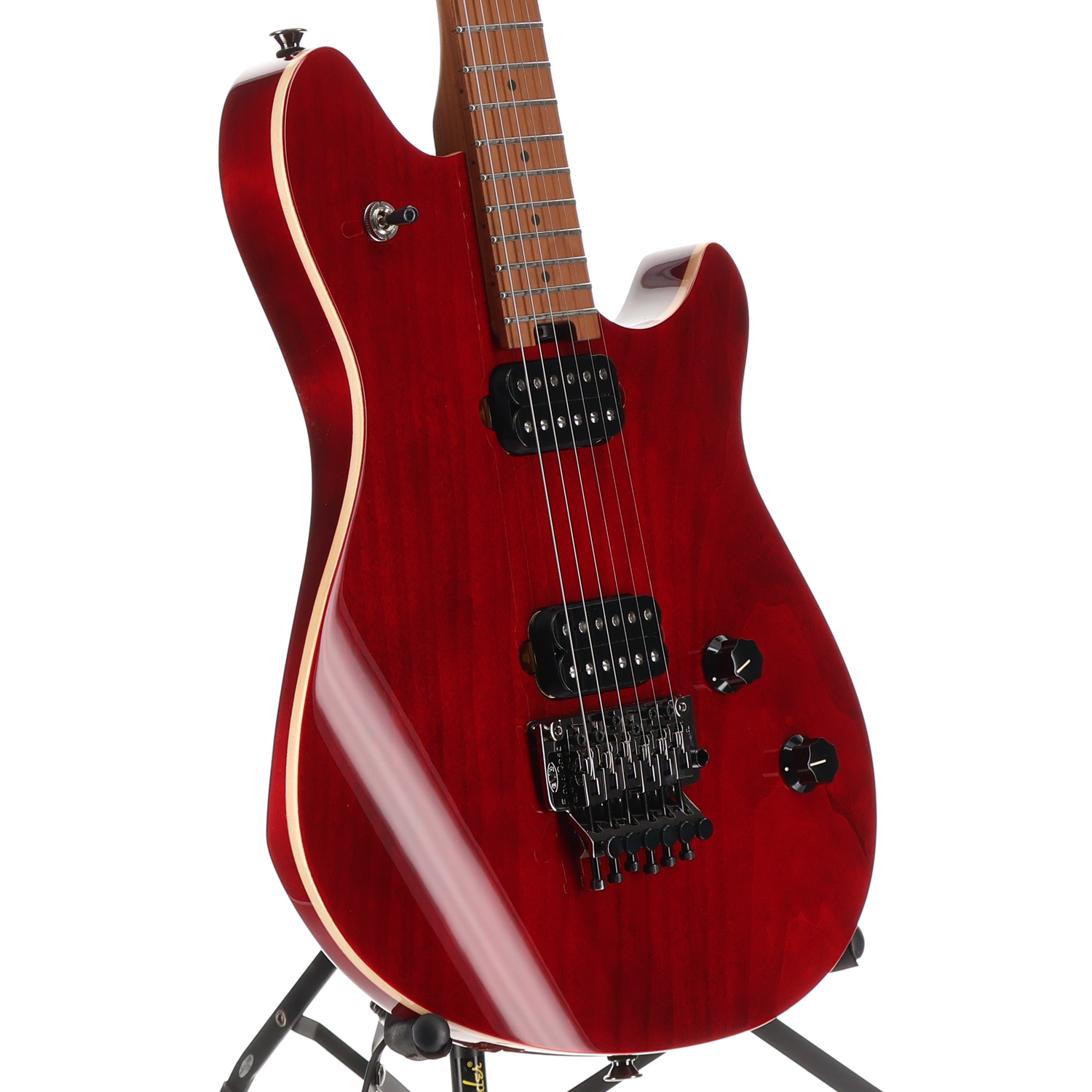 EVH Wolfgang WG Standard QM, Baked Maple Fingerboard, Wine Red (RP) (03533)