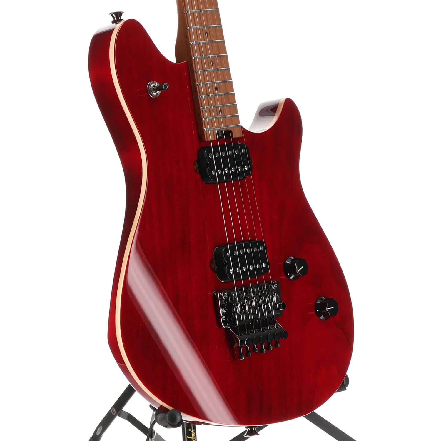 EVH Wolfgang WG Standard QM, Baked Maple Fingerboard, Wine Red (RP) (03533)
