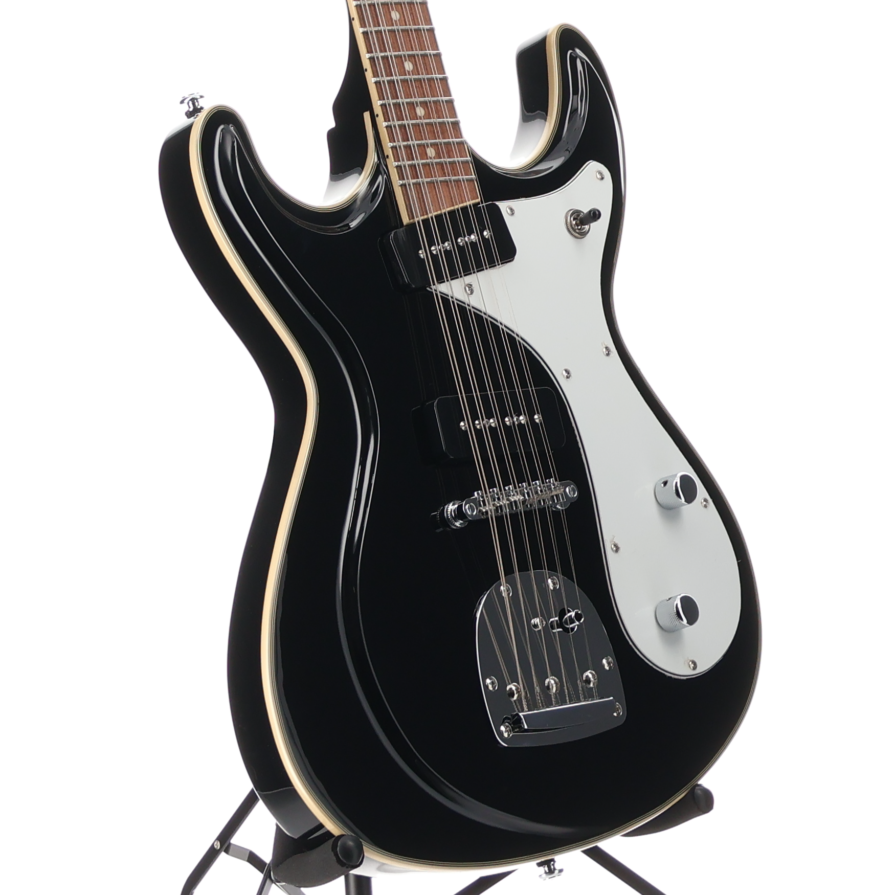 Eastwood Sidejack DLX 12-String (2020) - Black (SR) (50530)