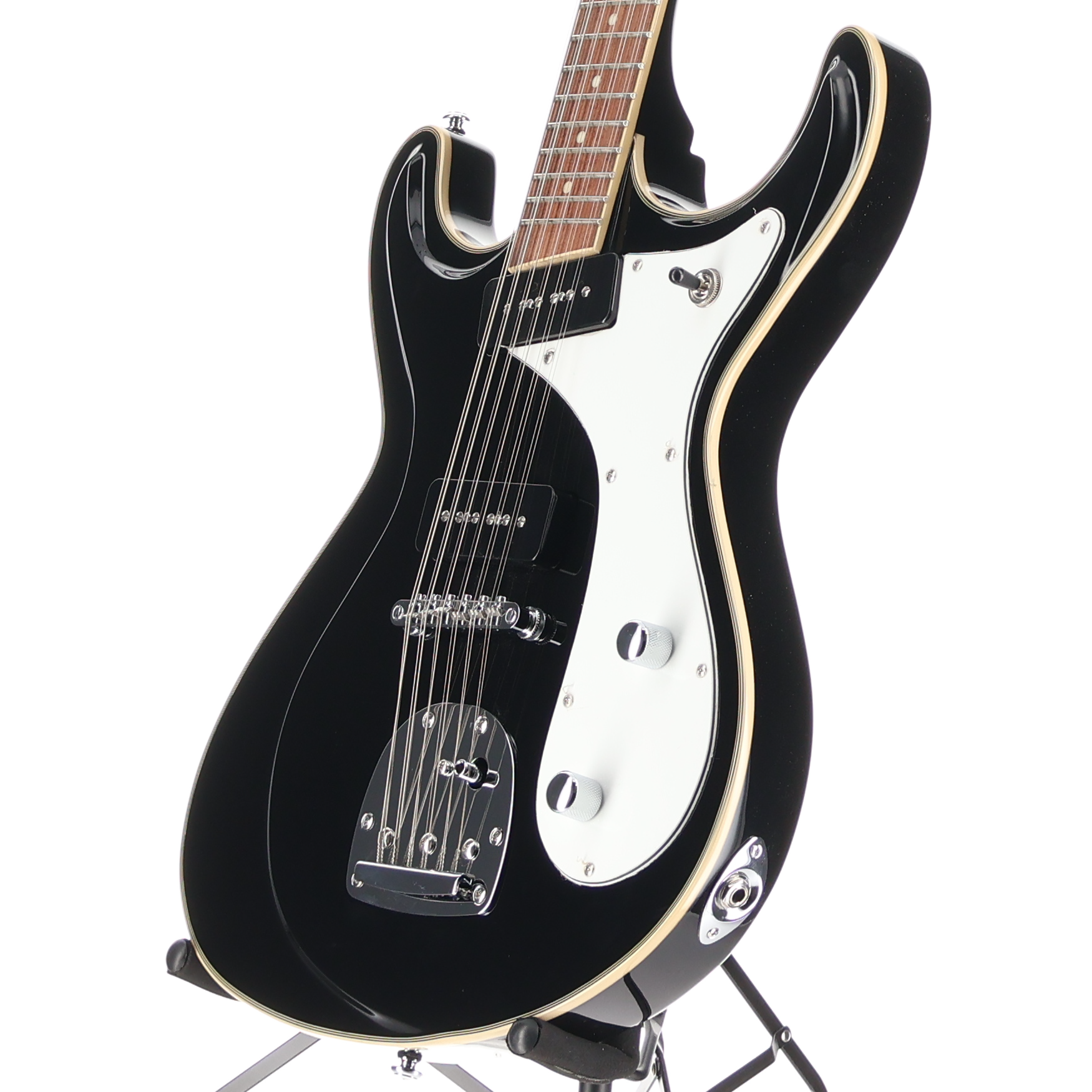 Eastwood Sidejack DLX 12-String (2020) - Black (SR) (50530)