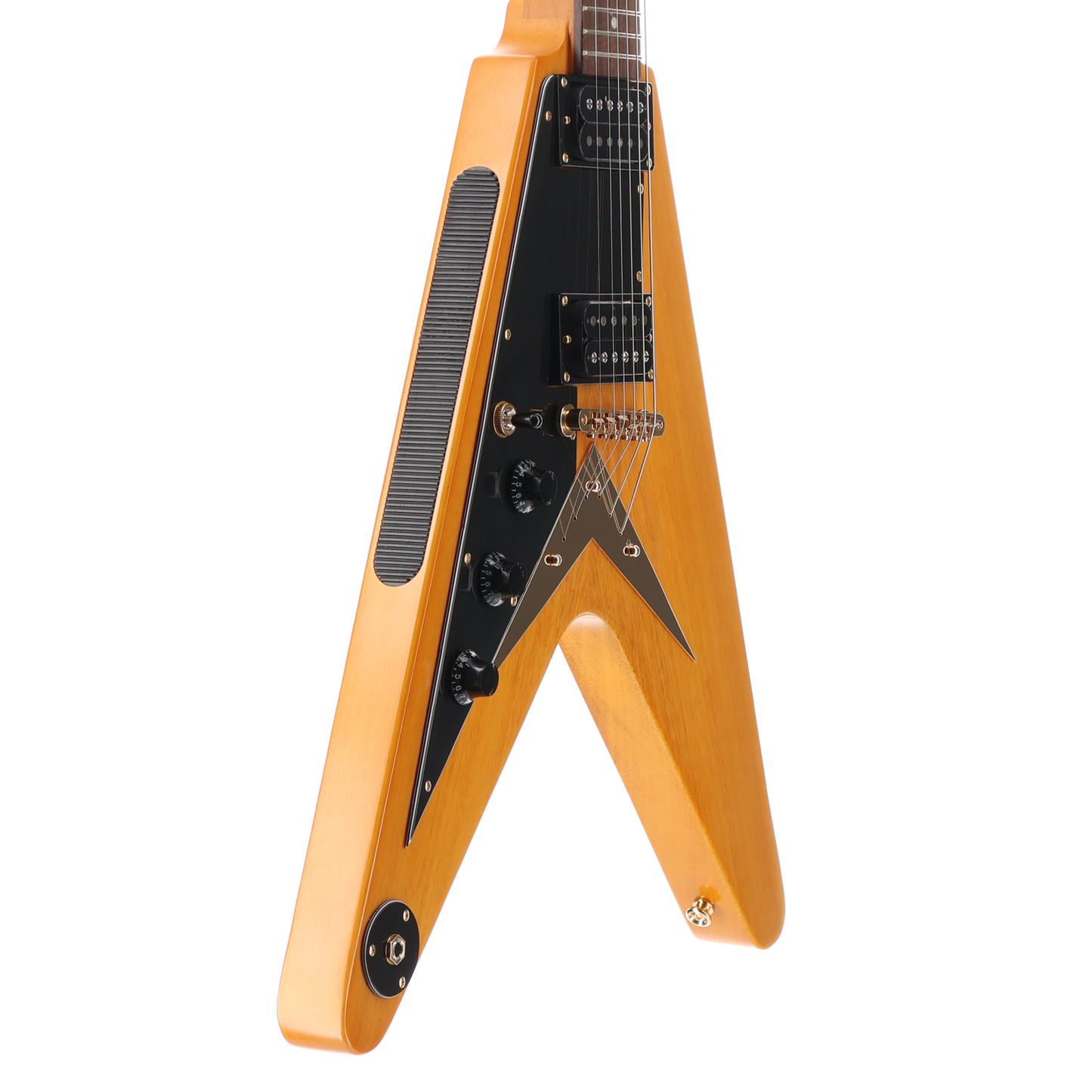 Epiphone 1958 Korina Flying V Inspired by Gibson - Natural - Left Handed (RC1) (39049)