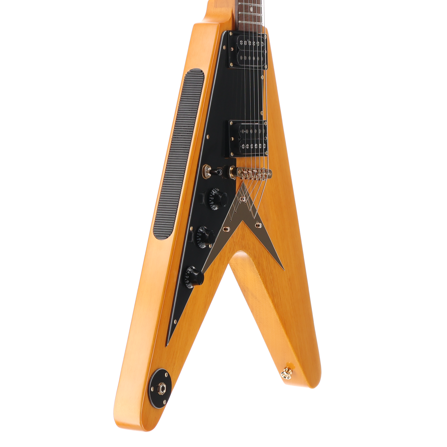 Epiphone 1958 Korina Flying V Inspired by Gibson - Natural - Left Handed (RC1) (39049)