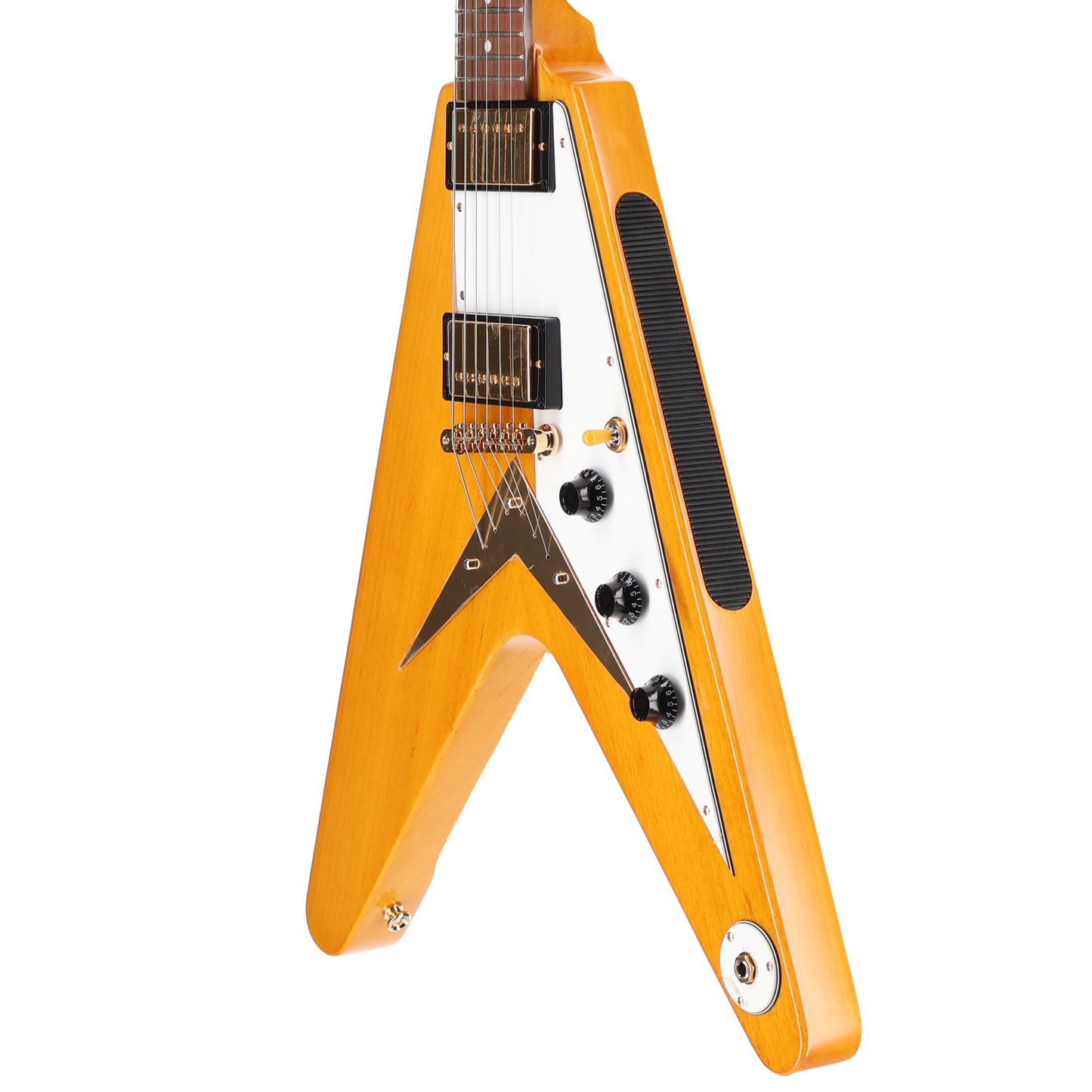 Epiphone 1958 Korina Flying V Inspired by Gibson - Natural (R11) (39132)