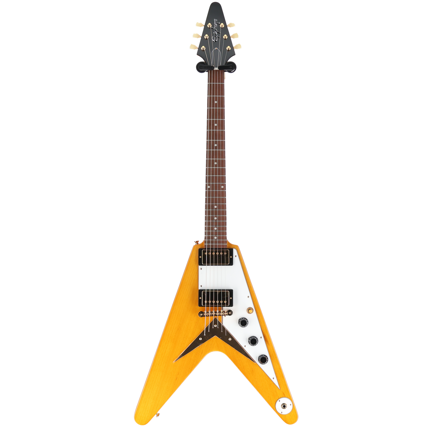 Epiphone 1958 Korina Flying V Inspired by Gibson - Natural (R11) (39132)