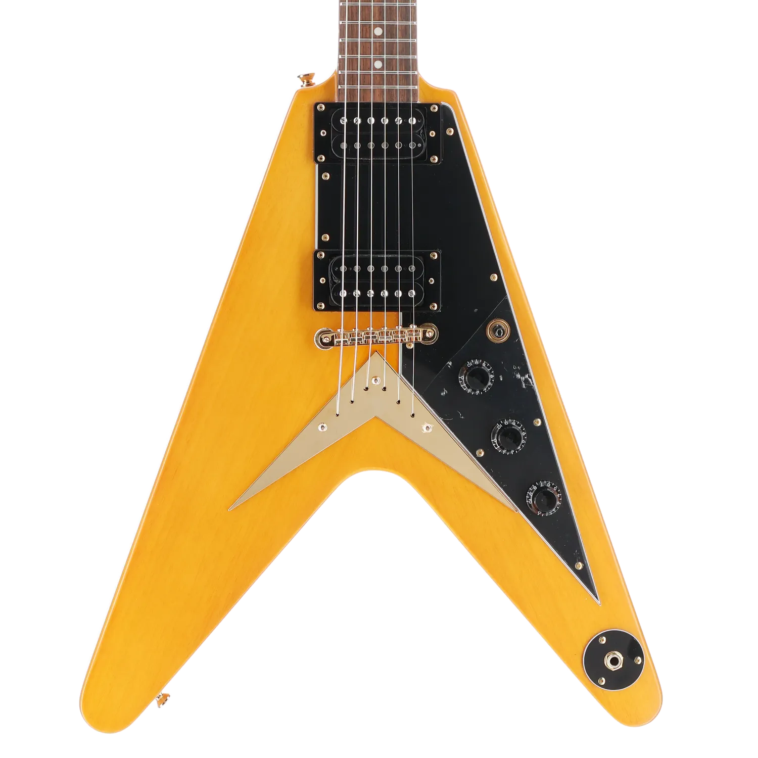 Epiphone 1958 Korina Flying V Inspired by Gibson - Natural (RC1) (39094)