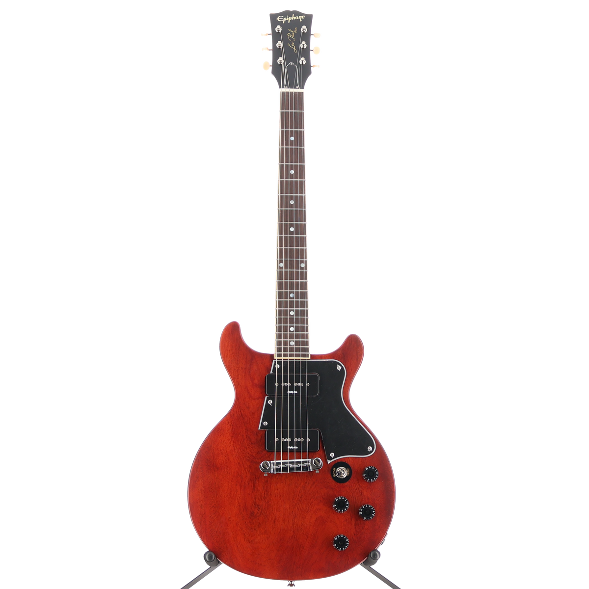 Epiphone Epiphone IGC 1960 Les Paul Special Double Cut Cherry Red-Mighty Mite Pickup Mod, CTS Pots (Y10) (18027)