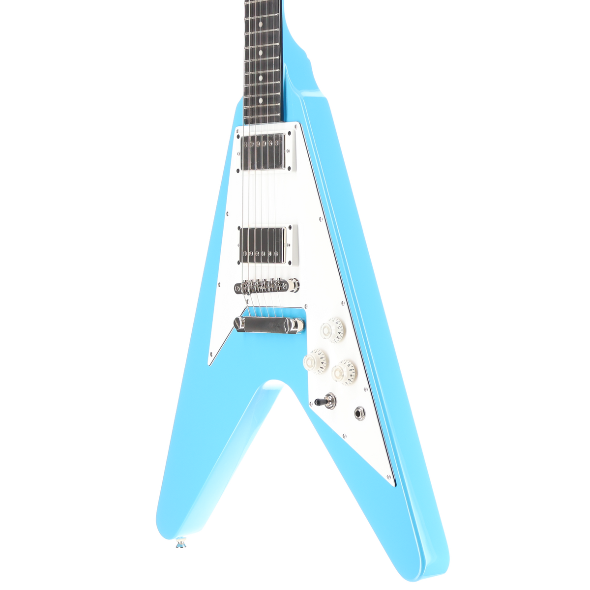 Epiphone Flying V 70s Electric Guitar -Electronics Mod - Maui Blue (SR) (18045)