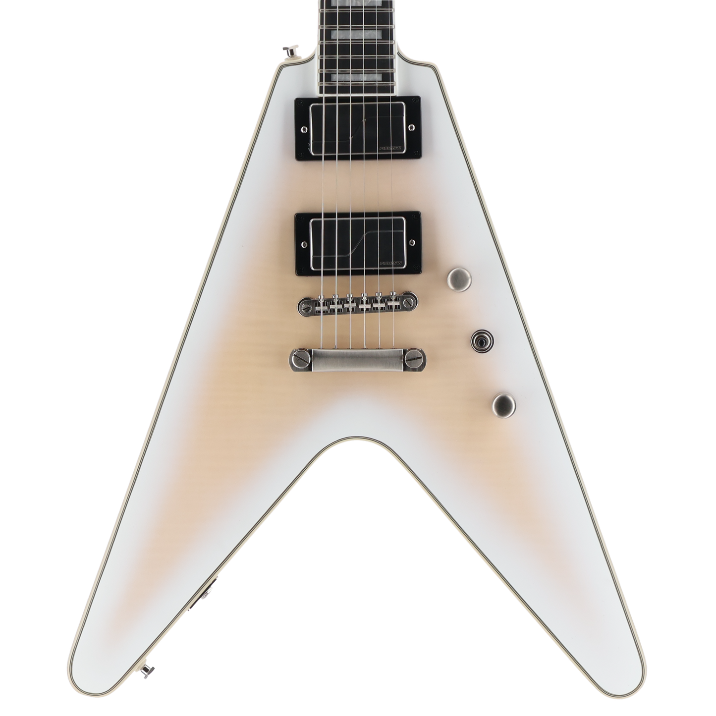 Epiphone Flying V Prophecy Exclusive - Aged White Tiger Burst (E11) (29078)